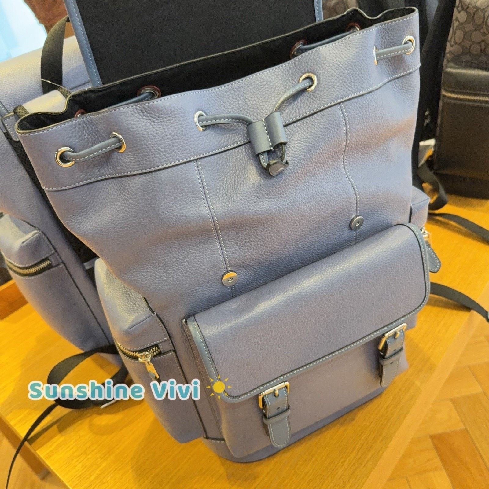 Coach NWT Coach MEN Sprint Backpack Colorblock CBI11 Light Denim Size ONE SIZE - 6 Thumbnail