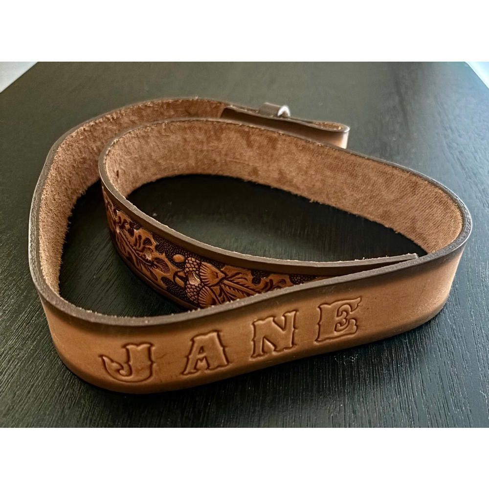 Designer Dakota Belt Co Leather Belt - 30 inch Size ONE SIZE - 1 Thumbnail