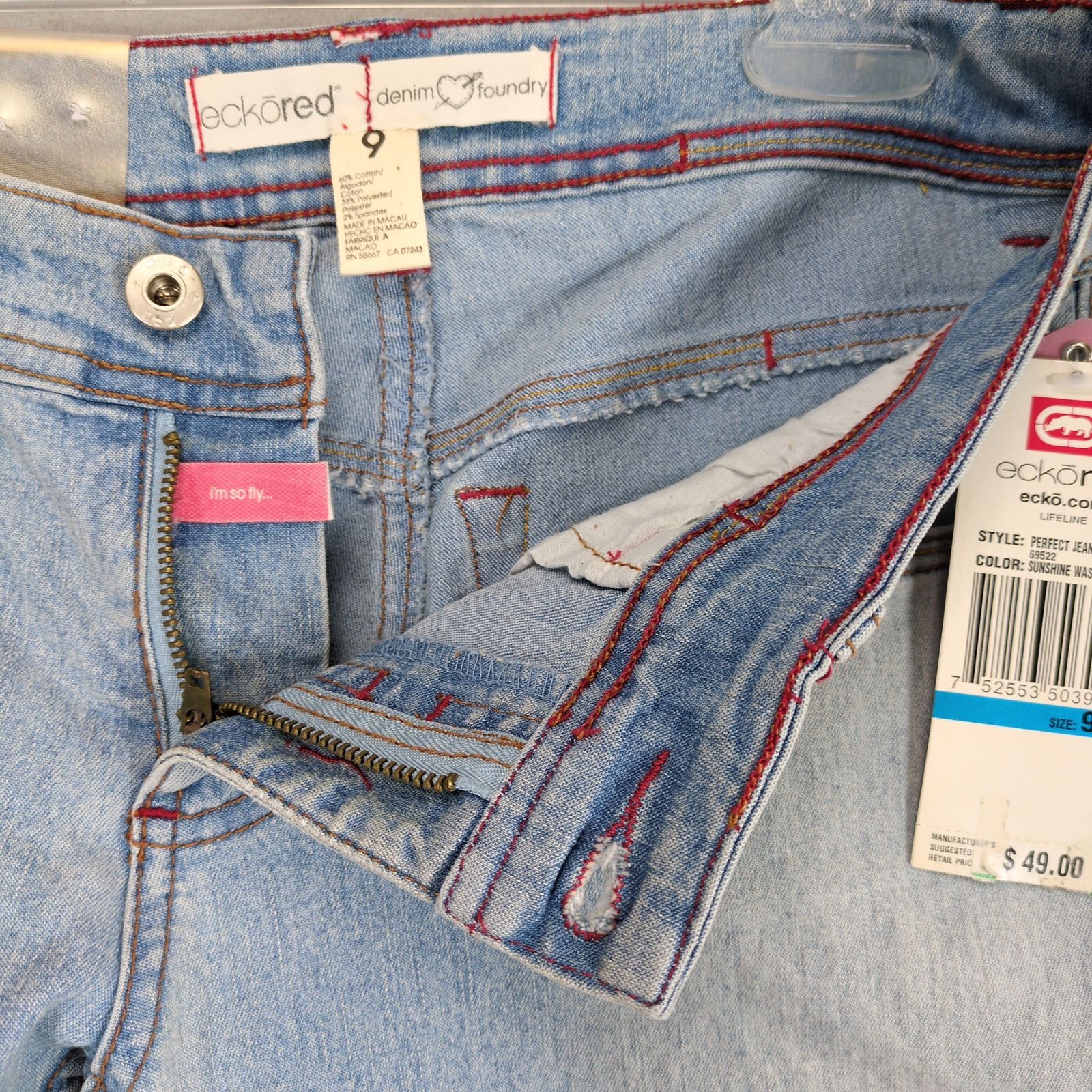 Ecko Unltd. NWT Ecko Red Denim Foundry Low Rise Bootcut Jeans 30x34 Size 30" / US 8 / IT 44 - 5 Thumbnail