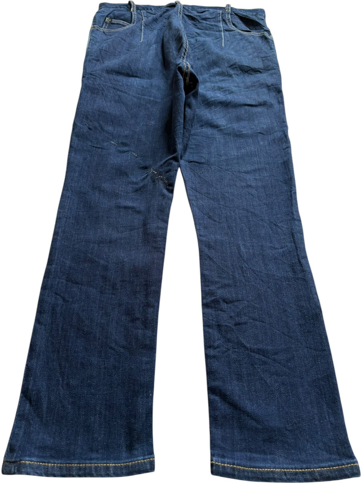 Issey Miyake × Japanese Brand × mercibeaucoup Vintage Mercibeaucoup Bush Pant Blue Wash Jeans Size US 32 / EU 48 - 2 Thumbnail