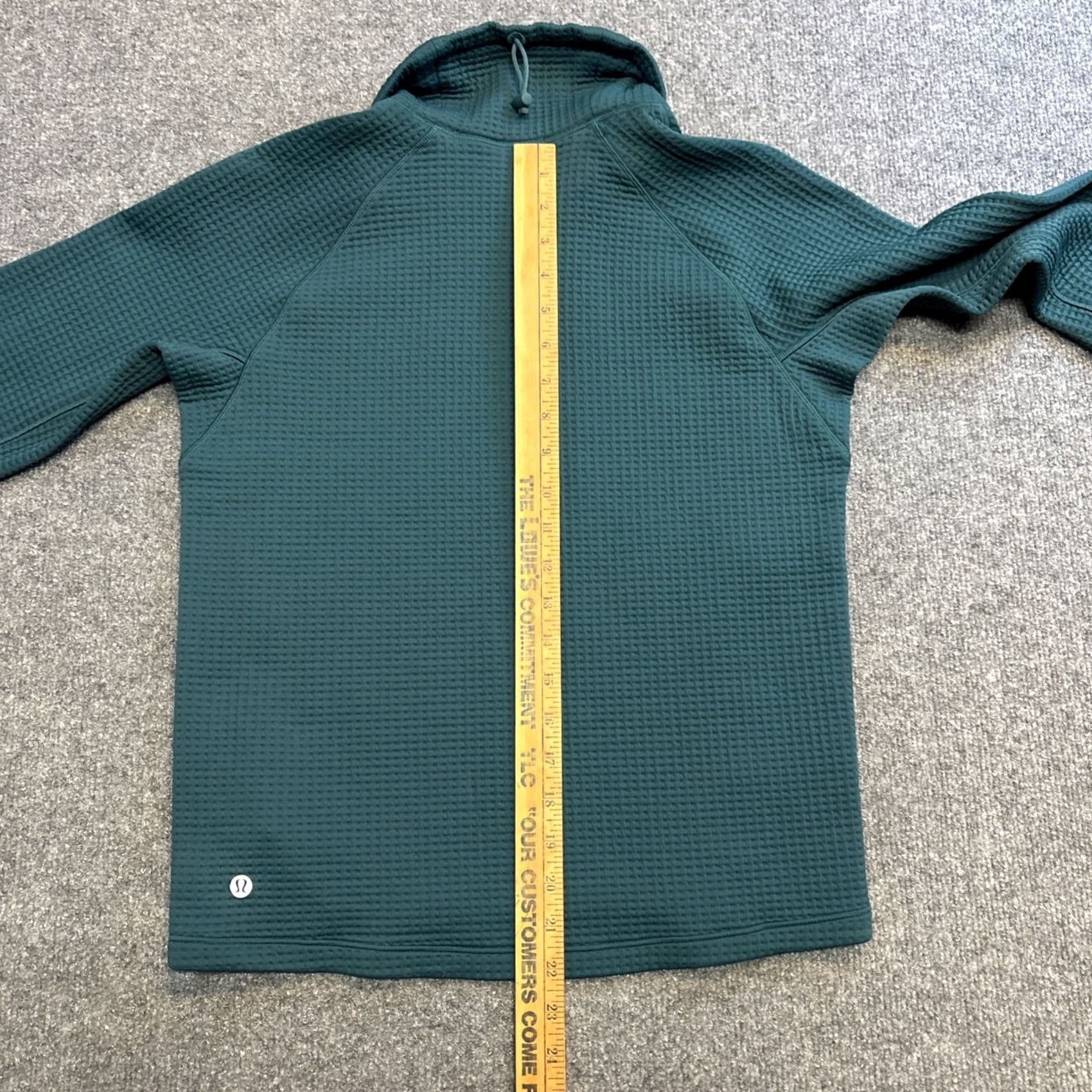 Lululemon Lululemon Waffle Knit Funnel Neck Long Sleeve Shirt Green Teal Size 2 Thermal Pullover Womens Size XS / US 0-2 / IT 36-38 - 7 Thumbnail