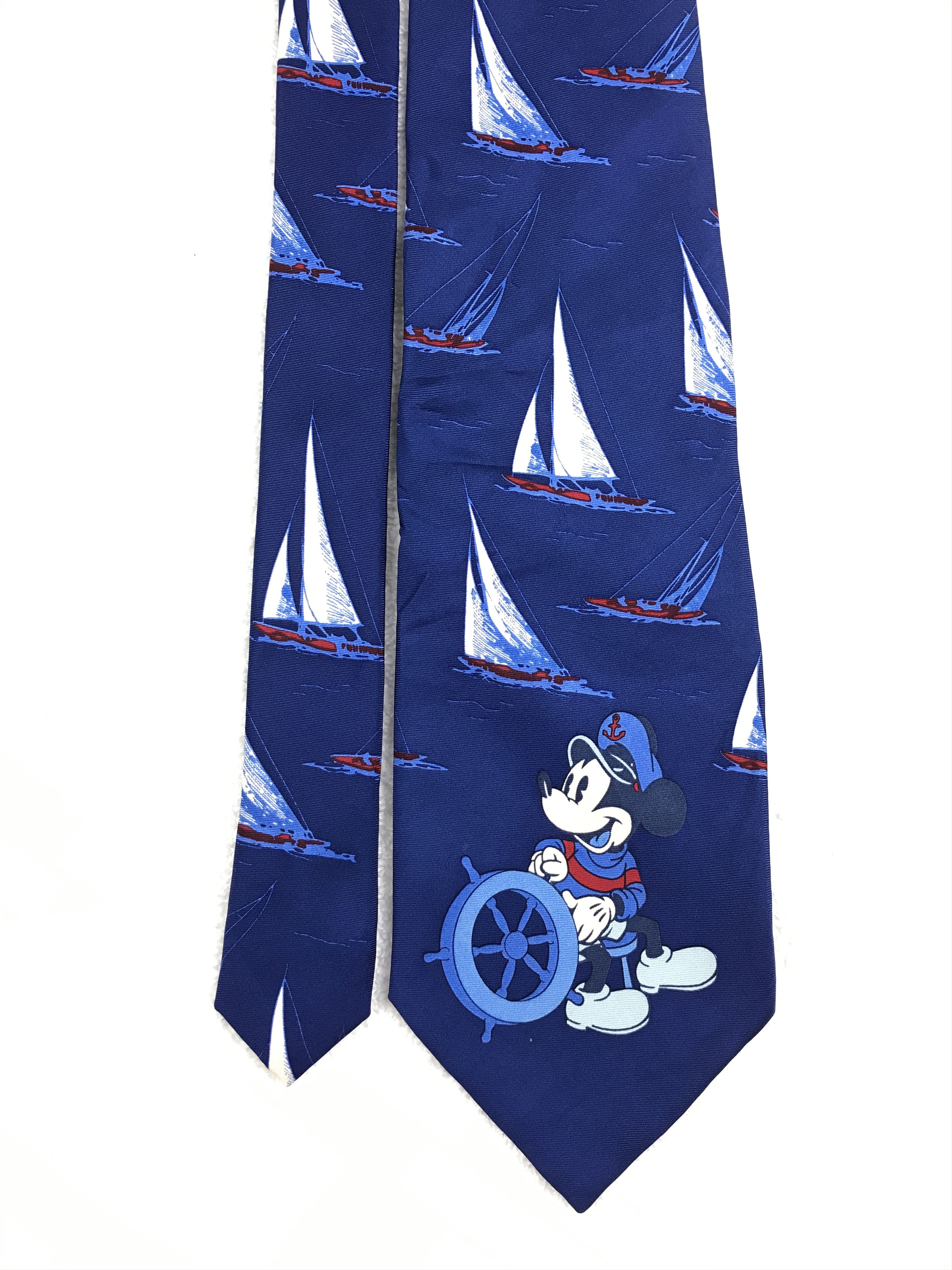 Mickey Inc × Vintage Vintage Mickey Silk Necktie Size ONE SIZE - 3 Thumbnail