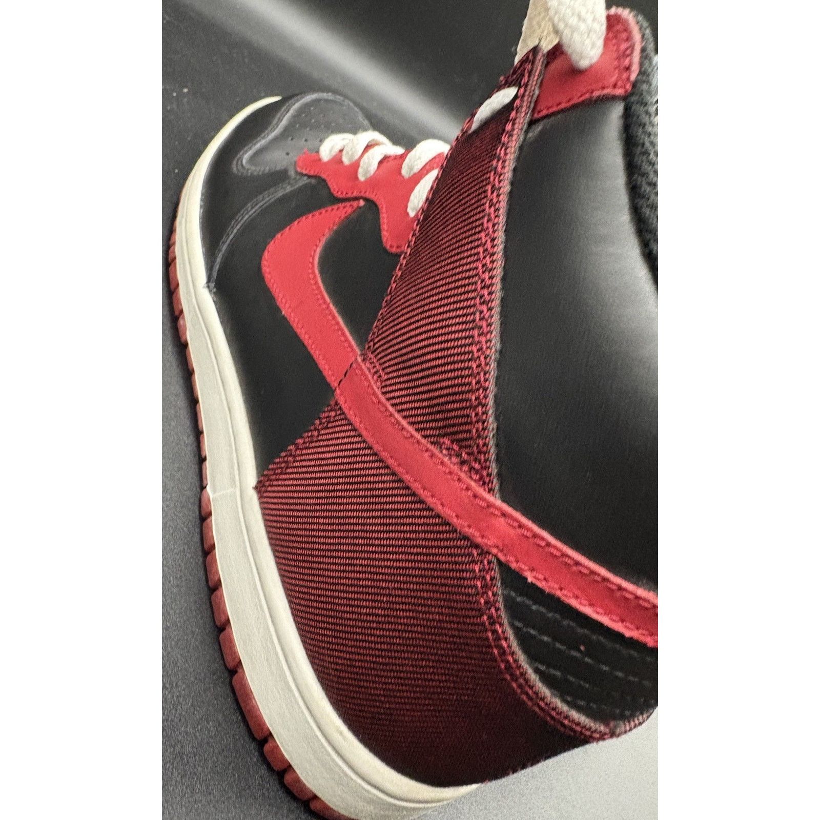 Nike Size 7.5 - Nike Dunk High Red - 317982-051 Size US 11.5 / EU 44-45 - 7 Thumbnail