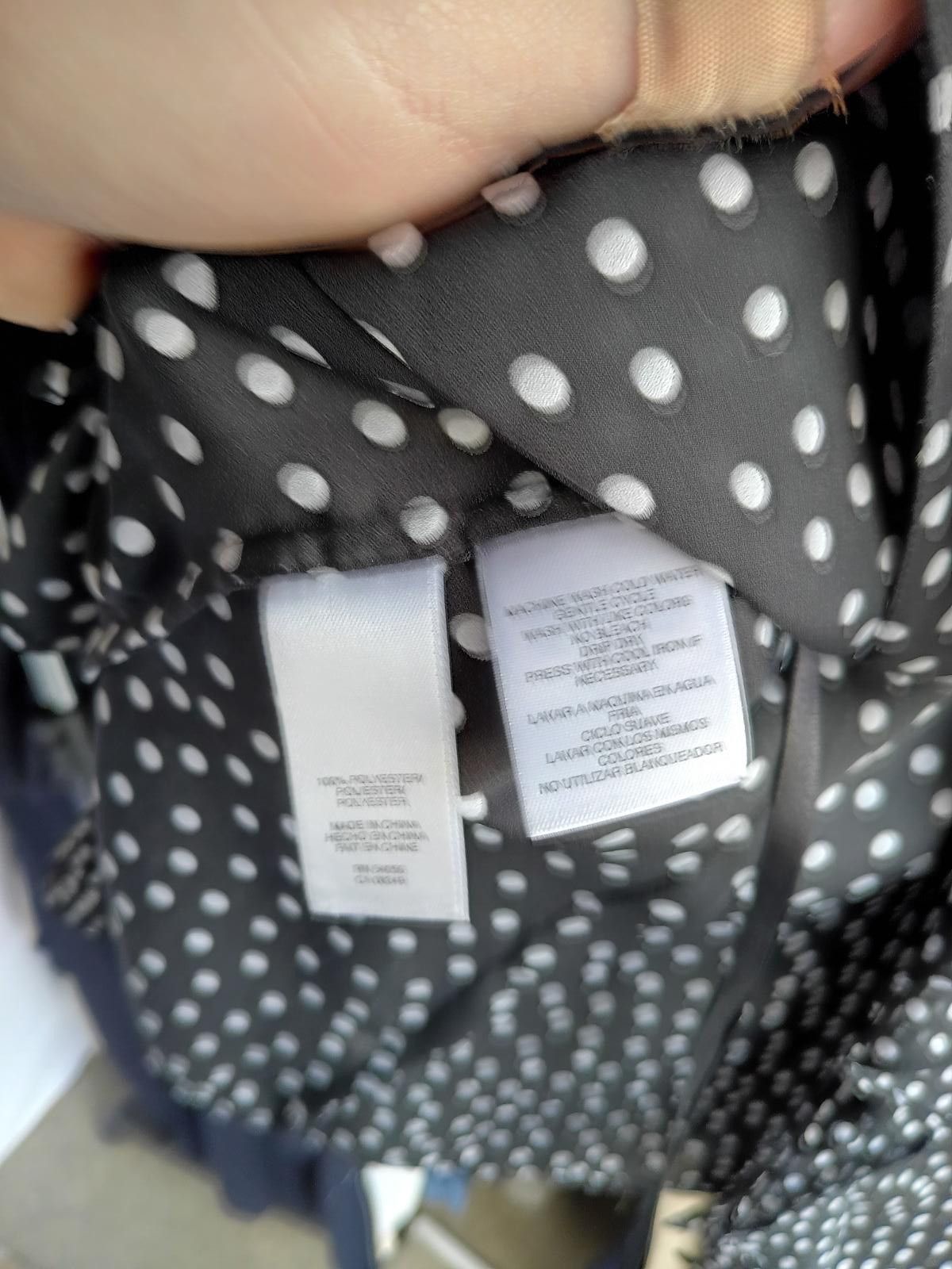 Jones New York Chic Black Polka Dot Blouse by Jones New York Size M / US 6-8 / IT 42-44 - 4 Thumbnail