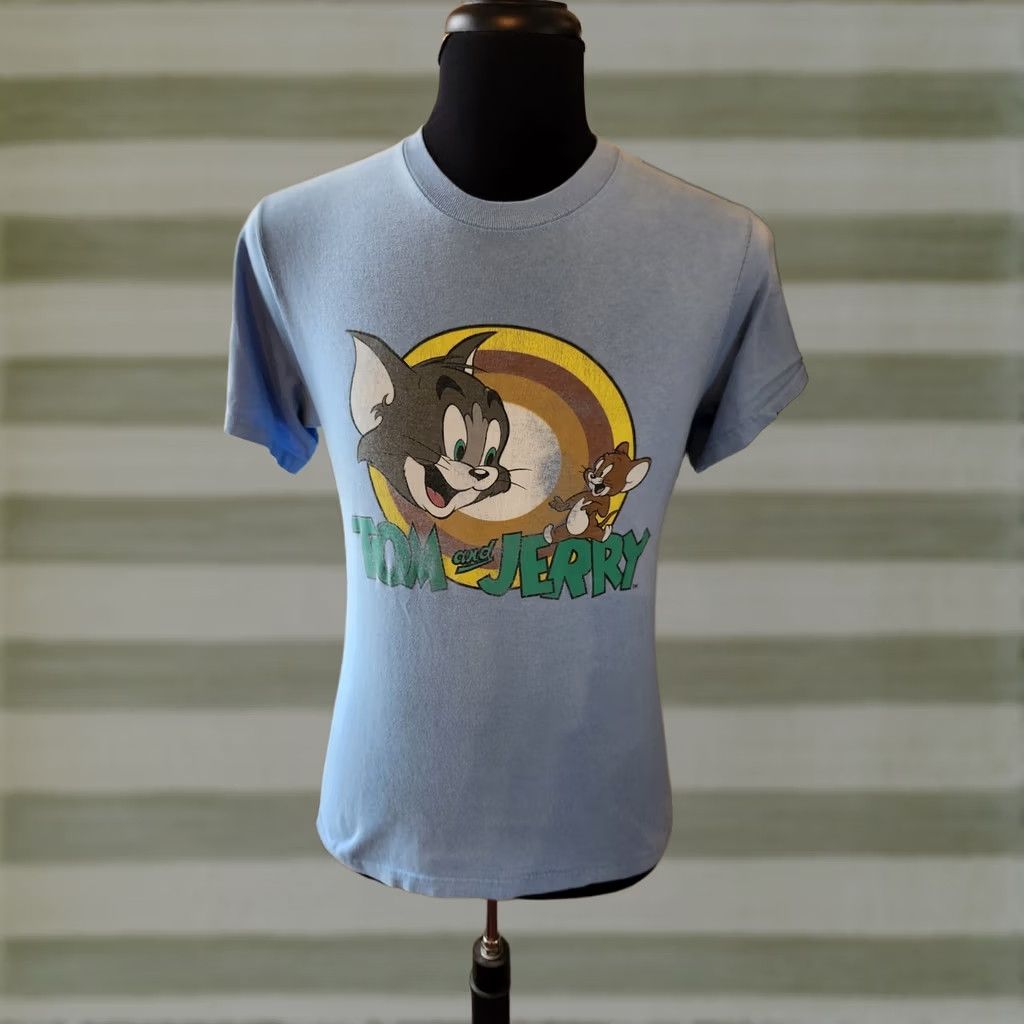 Fruit Of The Loom Tom And Jerry Shirt Mens Small Blue Cartoon Logo T Size US S / EU 44-46 / 1 - 1 Preview