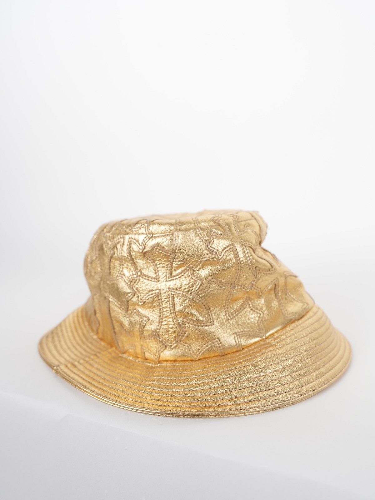 Chrome Hearts Chrome Hearts Leather Cross Patch Bucket Hat Size ONE SIZE - 5 Thumbnail