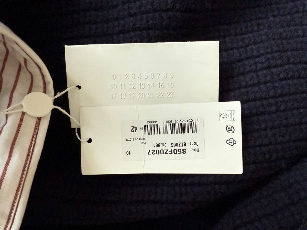 Maison Margiela Maison Margiela Navy Layered Three-Piece Sweater Size US L / EU 52-54 / 3 - 11 Thumbnail