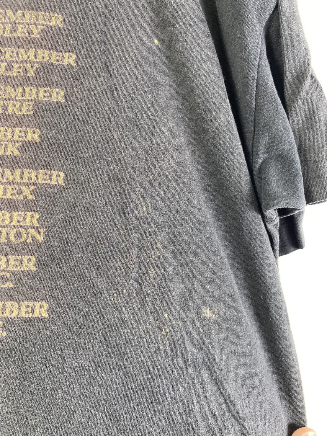 Band Tees Vintage Faded Black 90s Madness Band Tour Promo Tee Size US XL / EU 56 / 4 - 12 Thumbnail