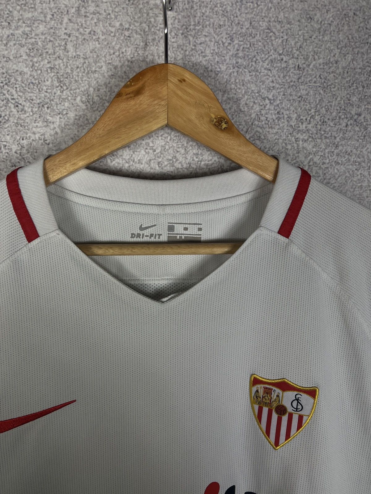 Nike Nike FC Sevilla 2019 2020 Home Jersey Football Shirt Size US XL / EU 56 / 4 - 4 Thumbnail