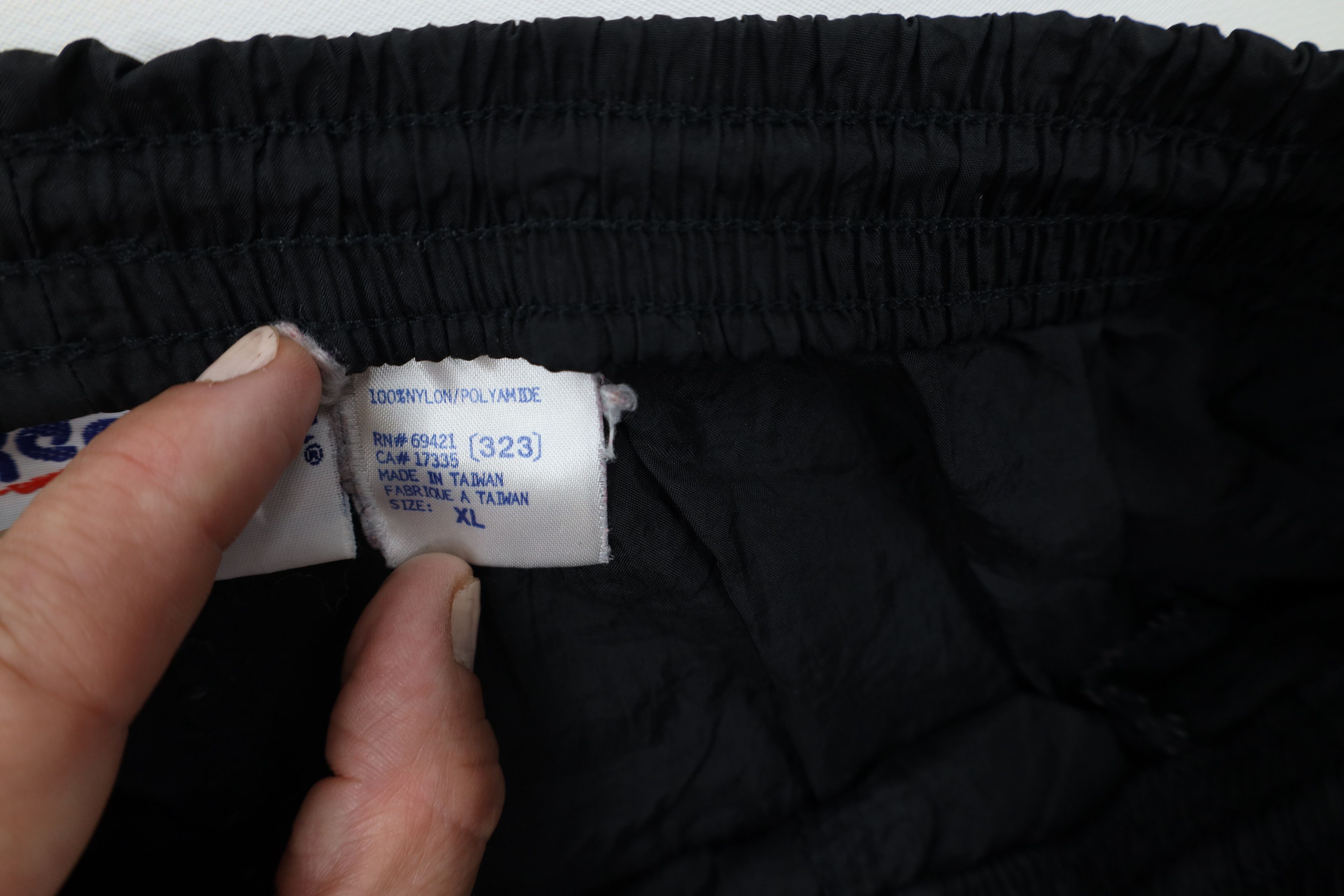Reebok Vintage 90s Reebok Windbreaker Joggers Pants Black Nylon Size US 38 / EU 54 - 8 Thumbnail