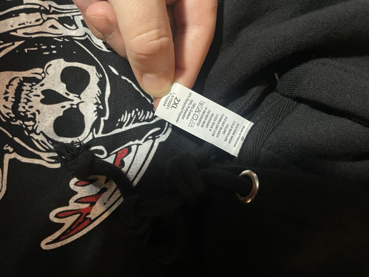 Hollow Squad × TeamSESH × Xavier Wulf / Hollow Squad Hollowsquad Xavier Wulf Sons of Anarchy garage punk hoodie Size US XXL / EU 58 / 5 - 2 Thumbnail