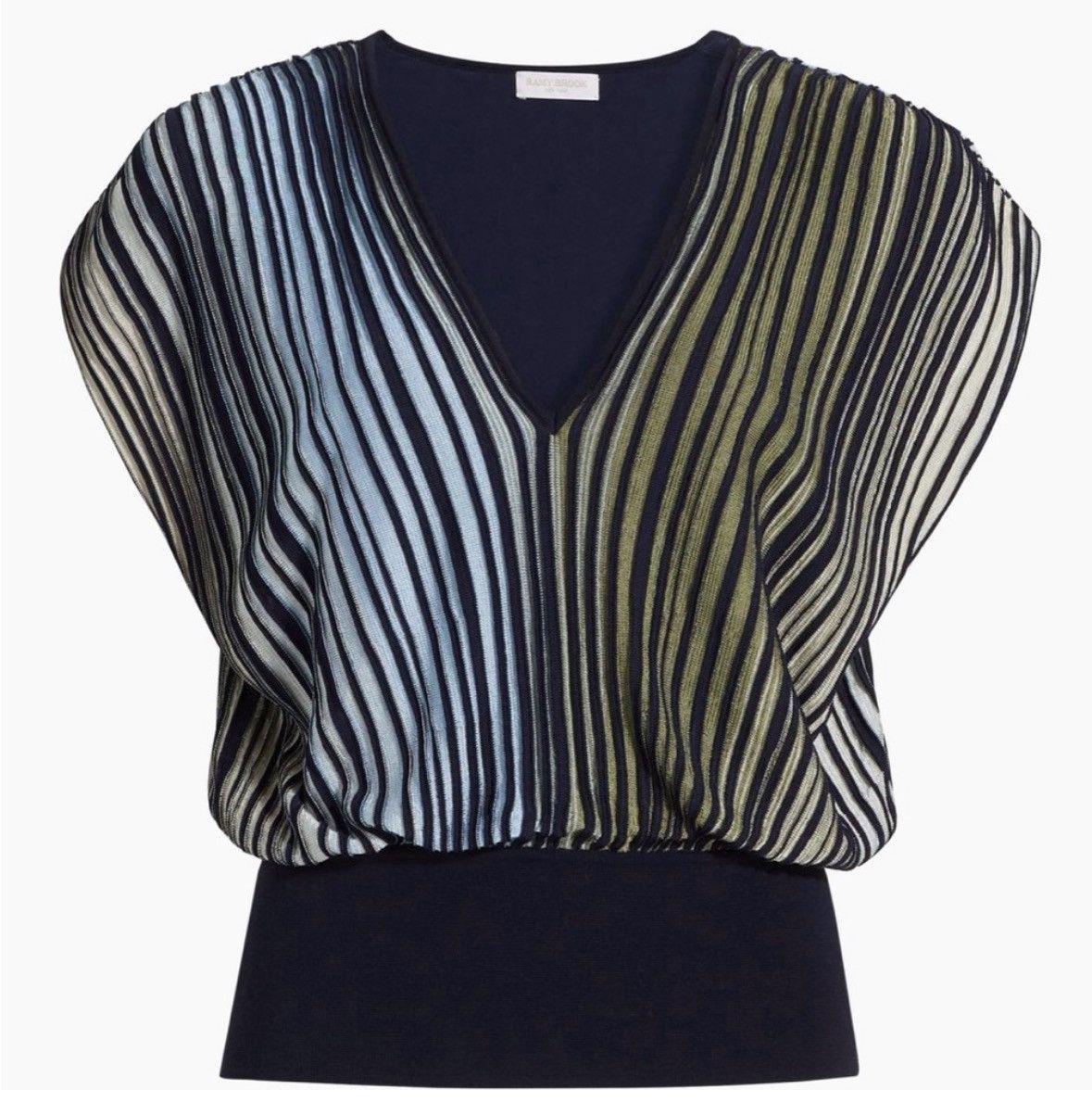 Ramy Brook NWT Ramy Brook Vanessa Ombré Stripe Top Size Small Size S / US 4 / IT 40 - 6 Thumbnail