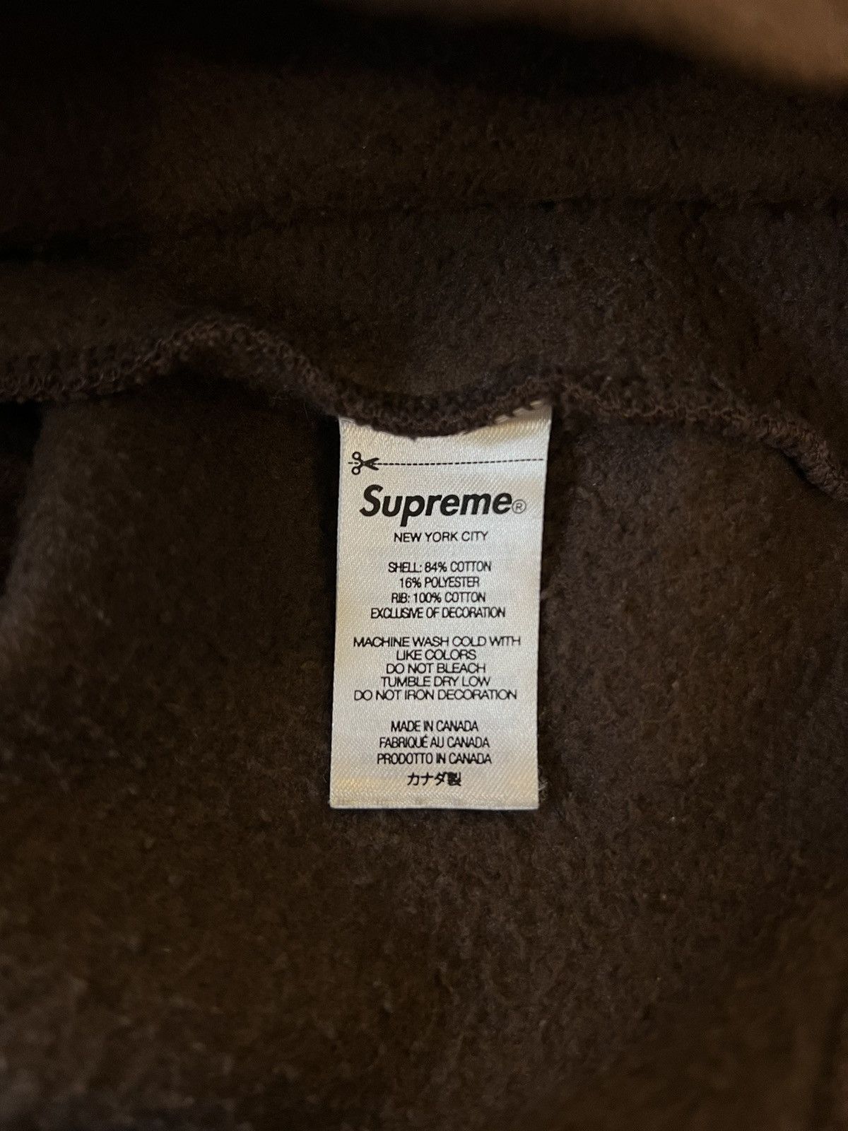 Supreme Supreme Box Logo Crewneck Brown FW22 Size US L / EU 52-54 / 3 - 7 Thumbnail