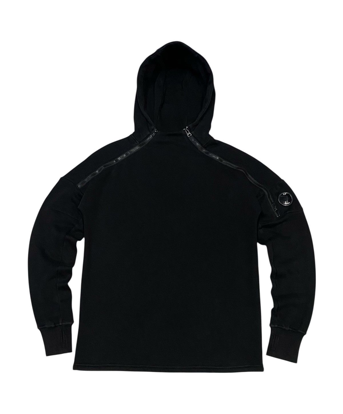 C.P. Company C.P Company Tech Zip Arm Lens Popover Hoodie Size US M / EU 48-50 / 2 - 2 Thumbnail