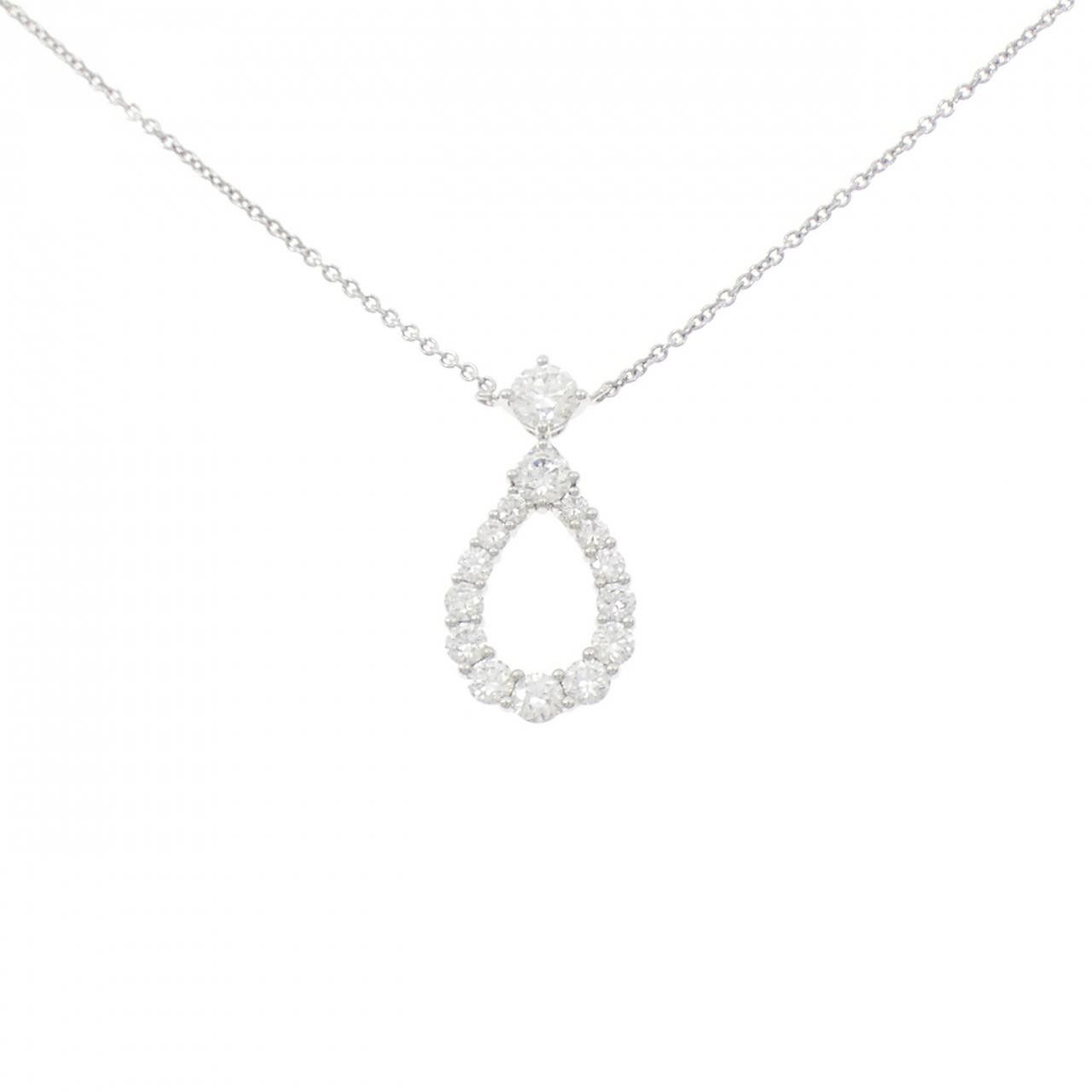 Harry Winston Harry Winston Harry Winston Loop Extra Large Platinum Necklace Precious Metal Necklace PEDPPLXLLP DUTY FREE for USA Size ONE SIZE - 1 Thumbnail