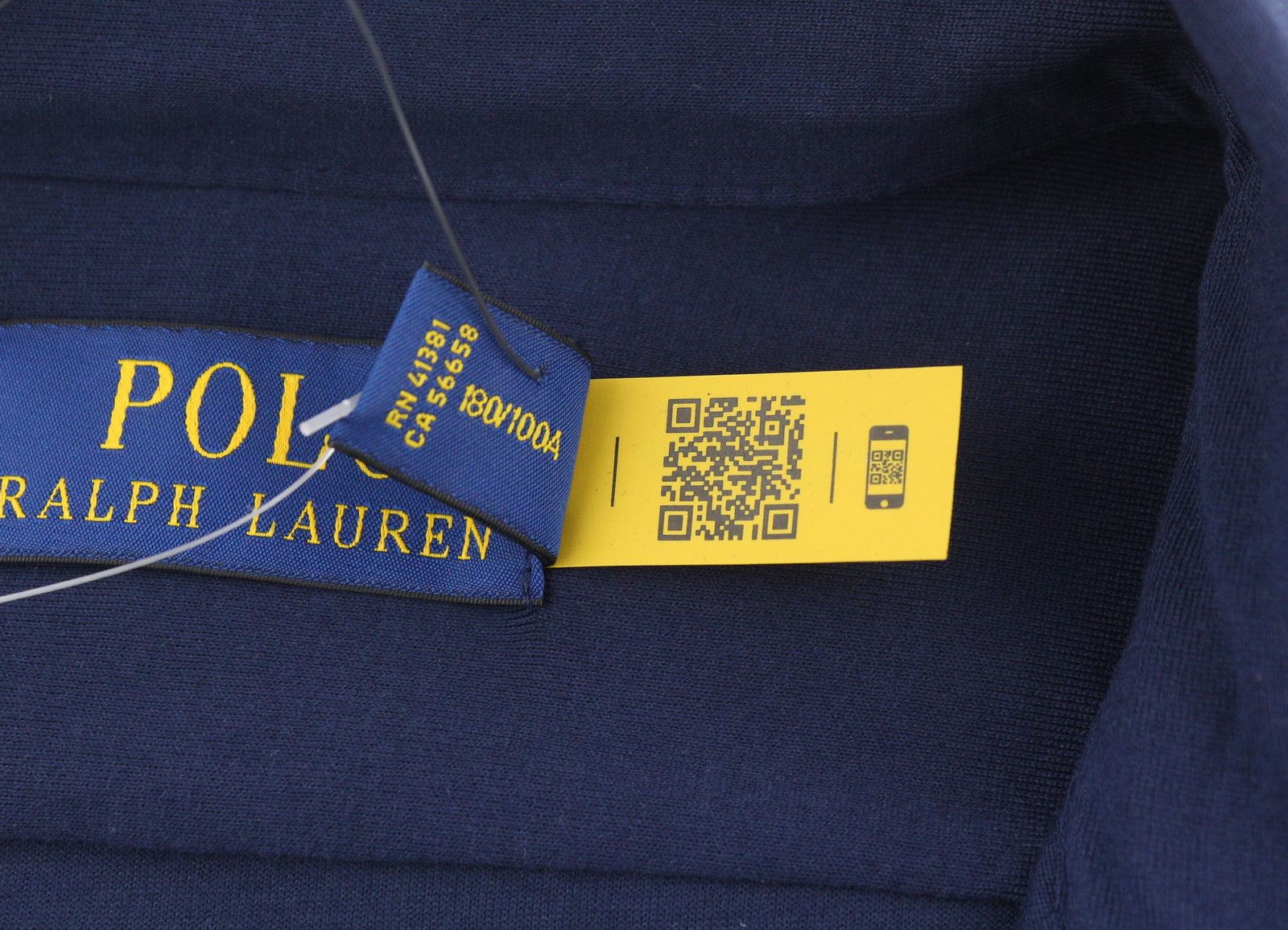 Ralph Lauren L Dark Blue Cutaway Button-Up Embroidered Logo 86990 Size US L / EU 52-54 / 3 - 7 Thumbnail