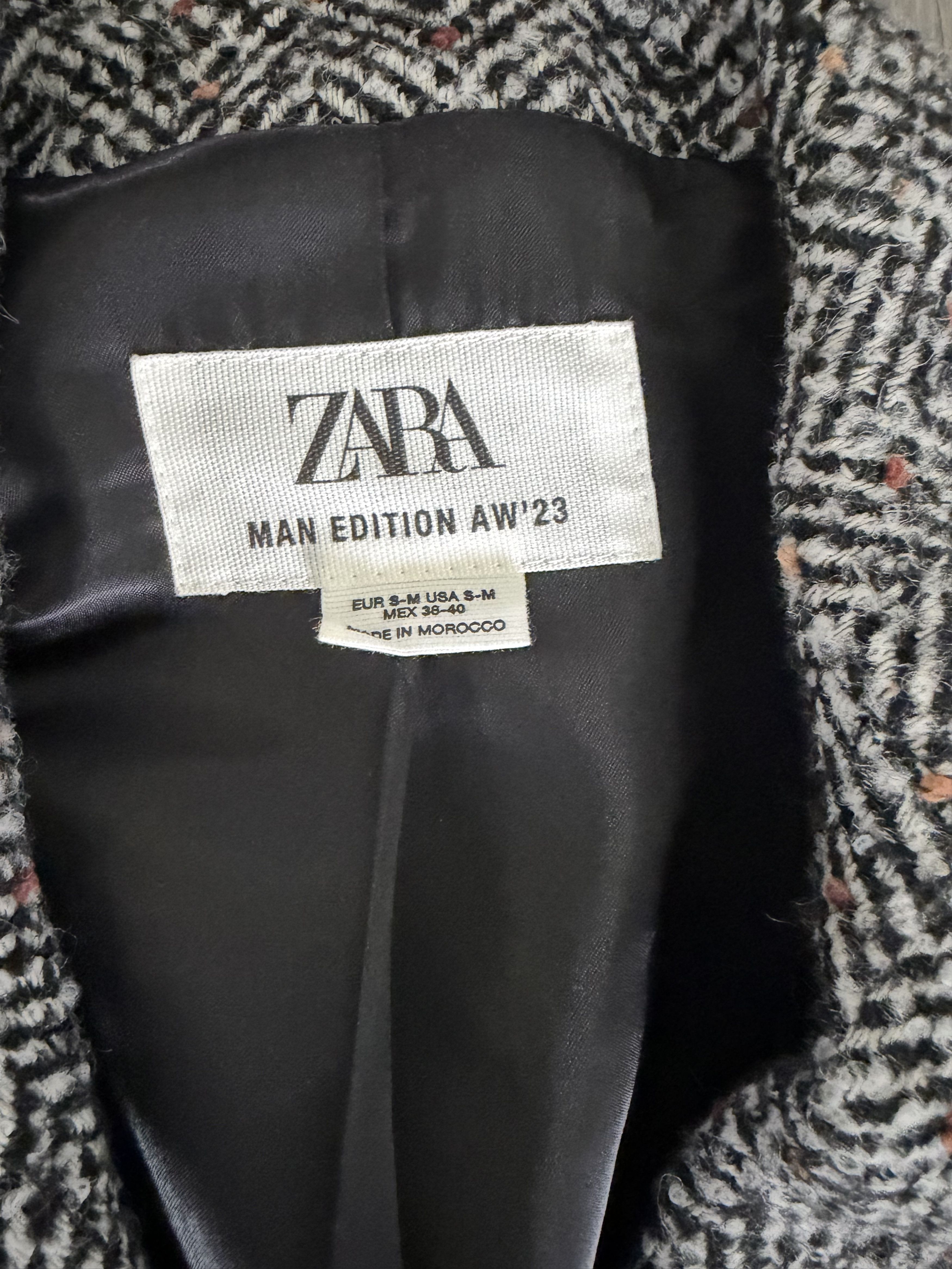 Zara Zara Herringbone Jacket Size US M / EU 48-50 / 2 - 2 Thumbnail