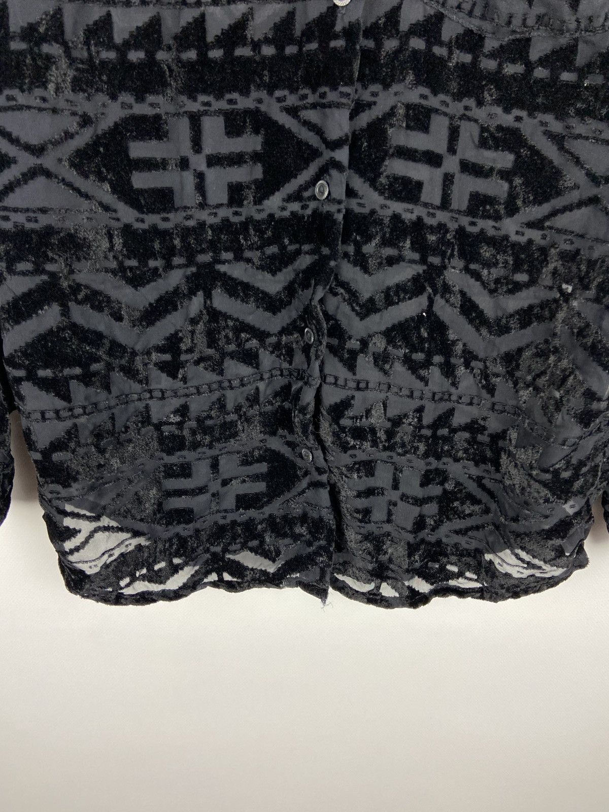 Denim & Supply Ralph Lauren Denim & Supply Ralph Lauren Burnout Aztec Women’s Shirt Size XS / US 0-2 / IT 36-38 - 8 Thumbnail