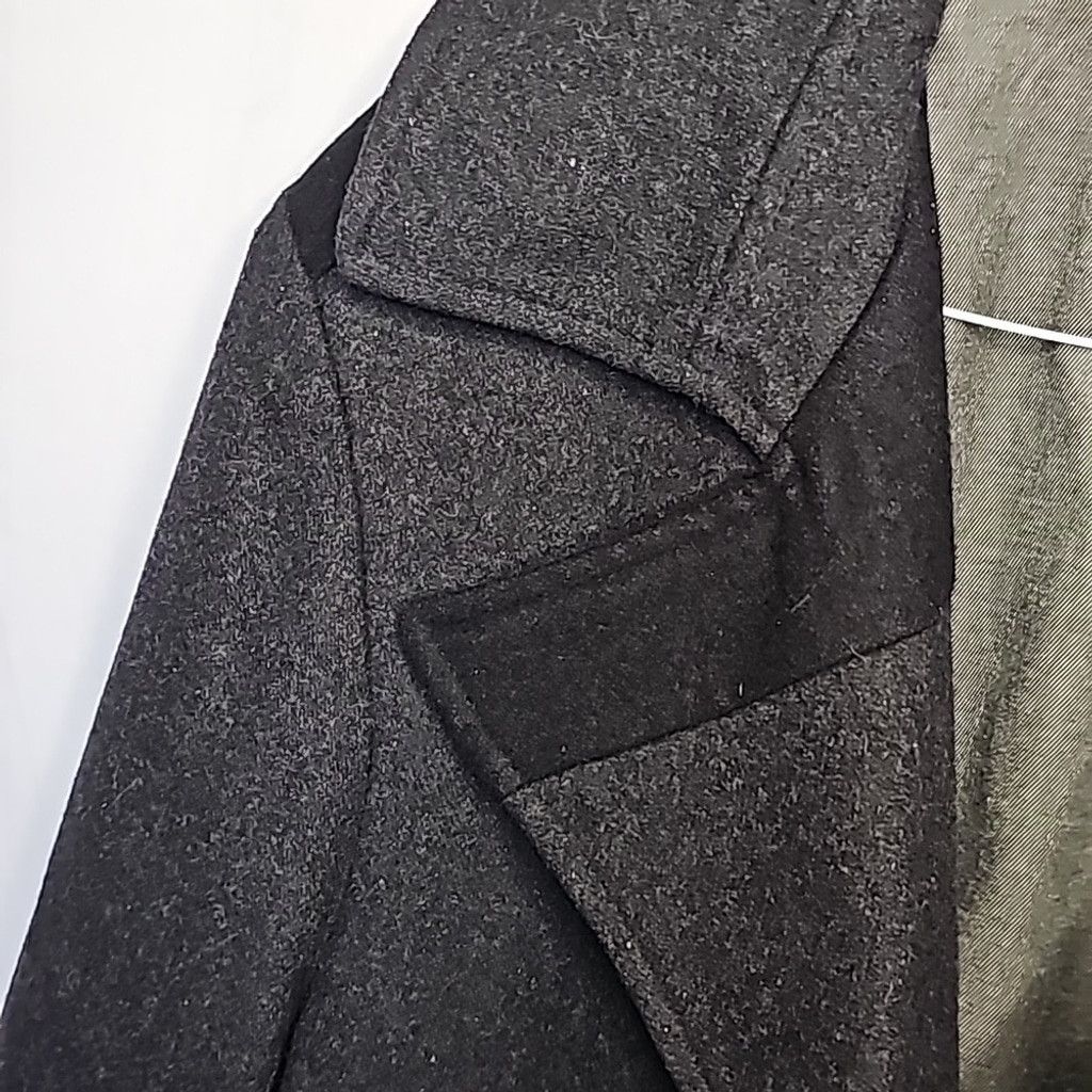 Cockpit USA CockPit USA gray WOOL button up winter coat jacket sz Large Size US L / EU 52-54 / 3 - 9 Thumbnail
