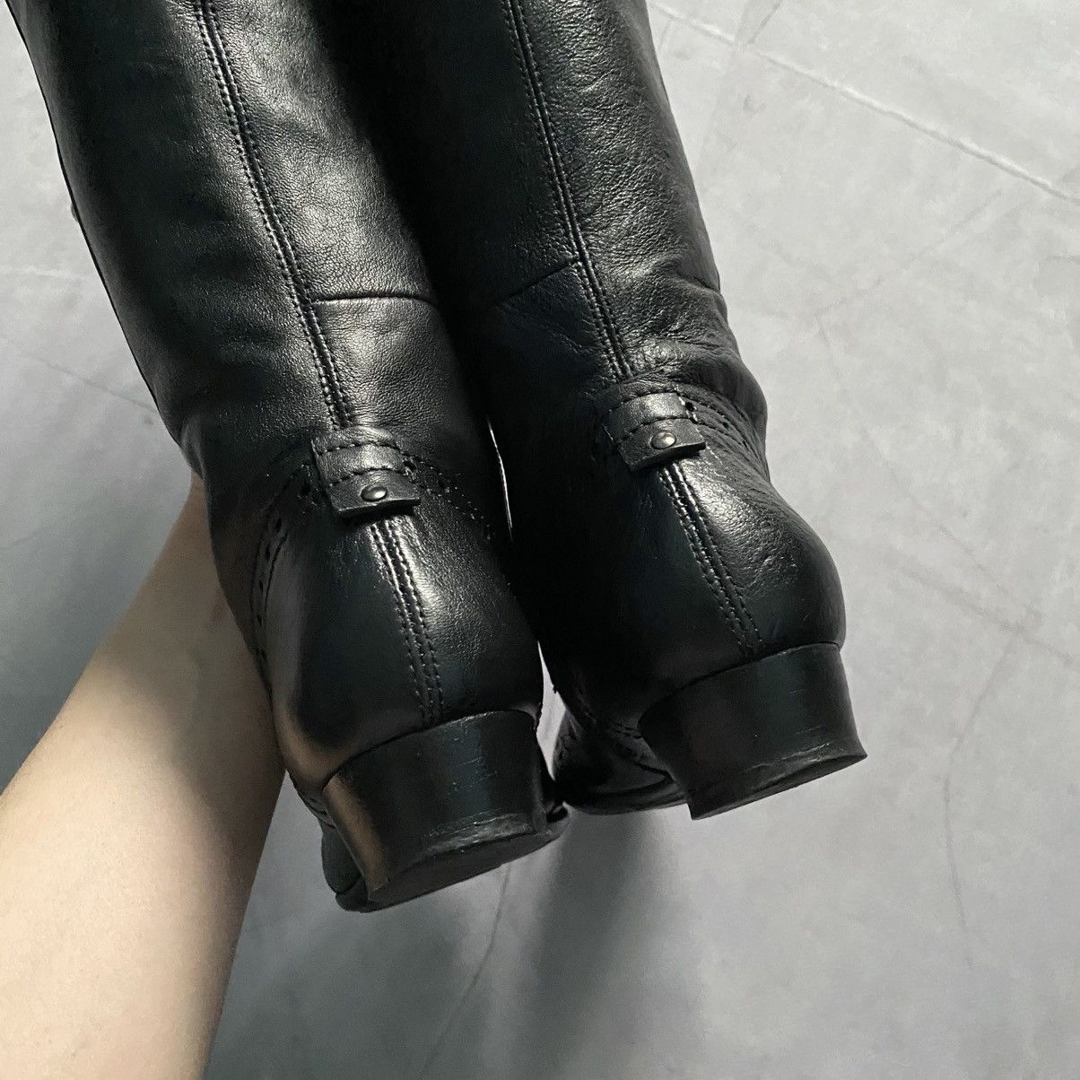 A.S.98 RARE A.S. 98 Airsteps High Leather Boots Rick Owens Style Size US 7 / IT 37 - 6 Thumbnail