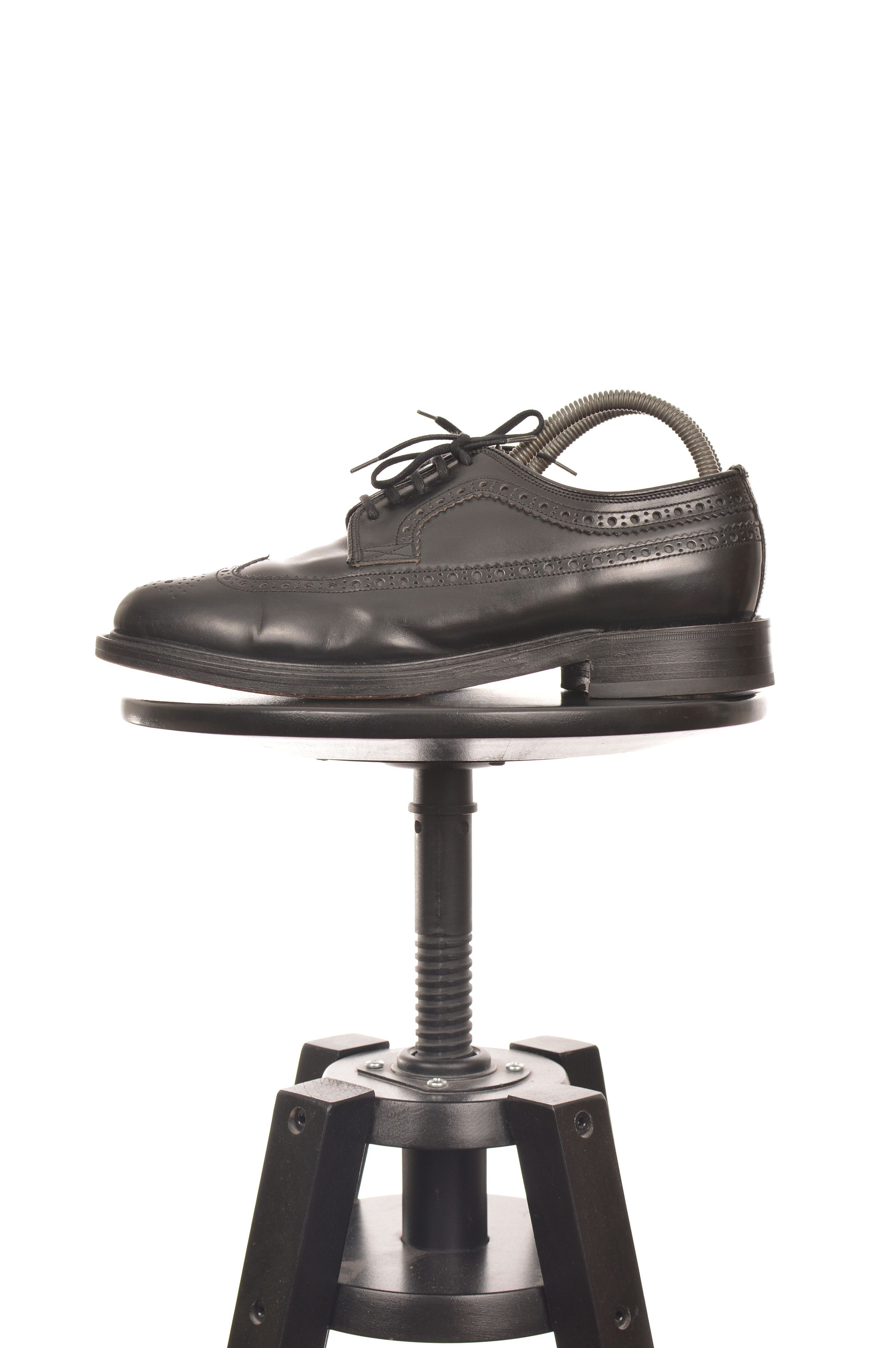 Loake DDP Loake 803B Black Leather Brogue Lace Up Shoes Size US 9 / EU 42 - 1 Thumbnail
