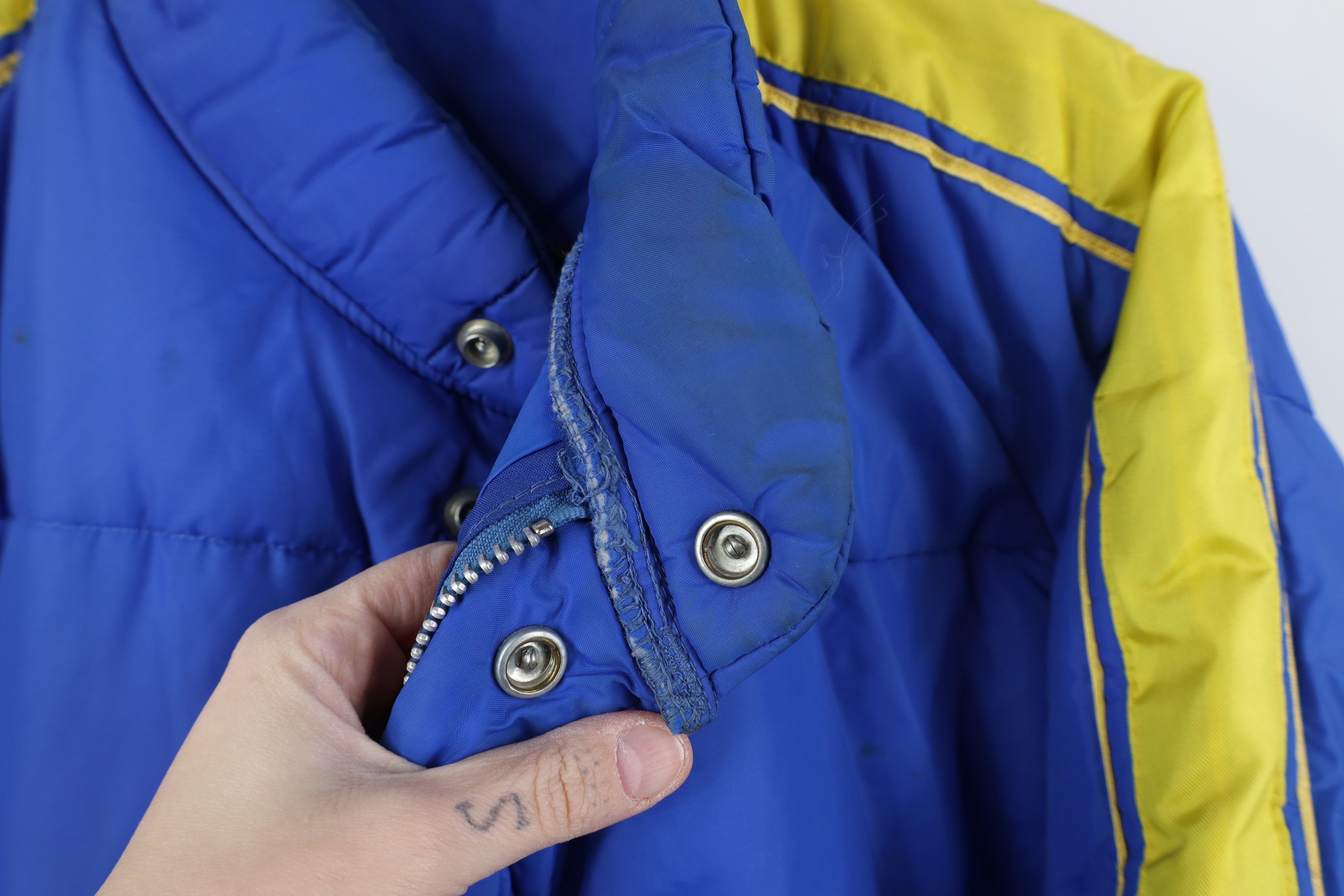 Vintage Vintage 70s Streetwear Michelin Tires Puffer Jacket Blue USA Size US XL / EU 56 / 4 - 7 Thumbnail