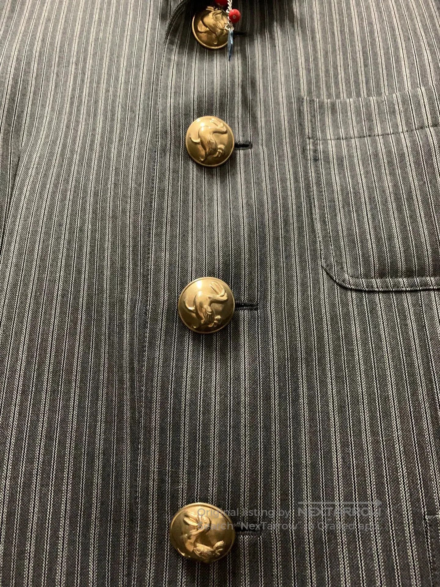 Loewe LOEWE Gray Wool Casual Blazer. Size US M / EU 48-50 / 2 - 5 Thumbnail