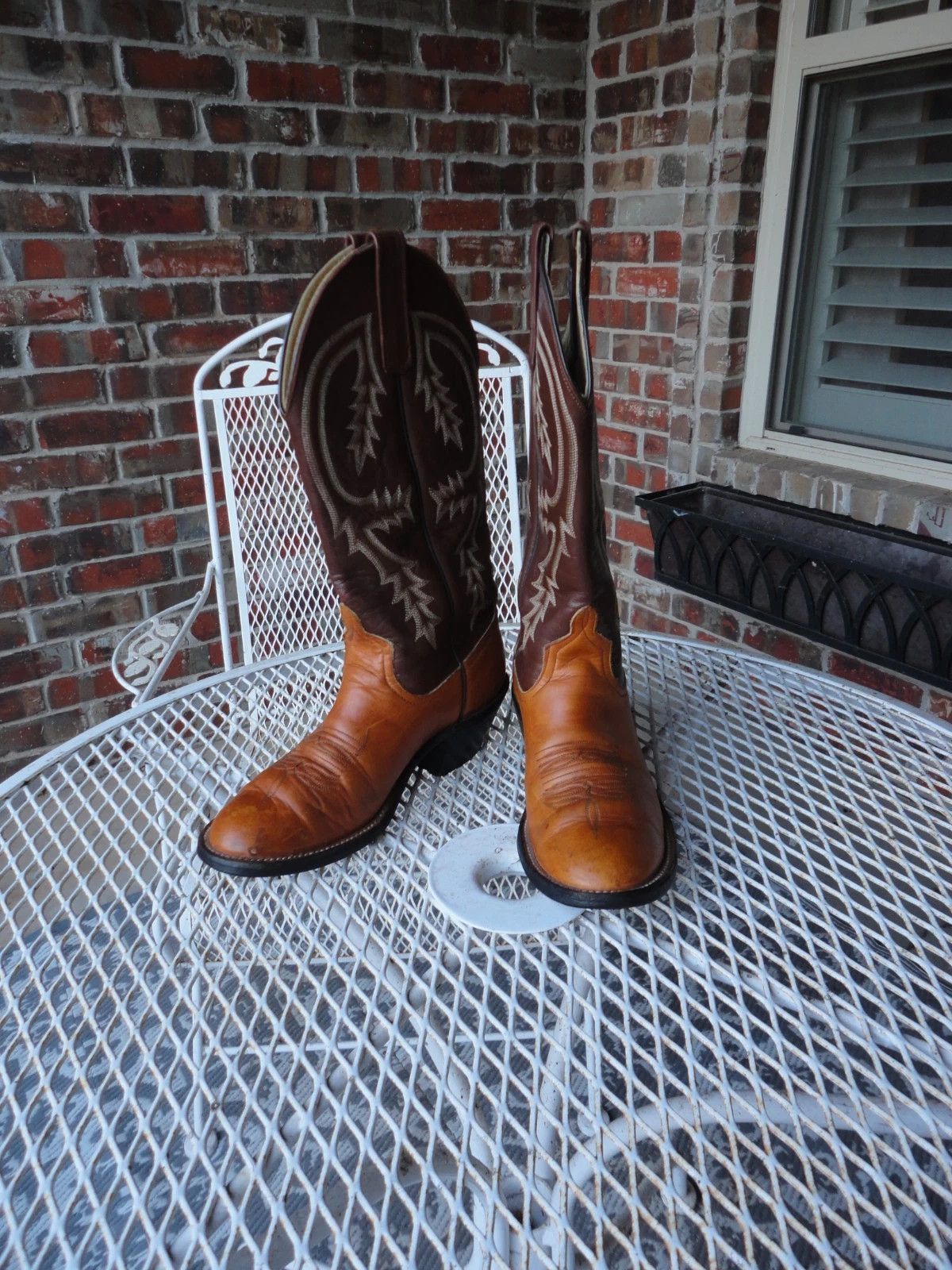 Anderson Bean ANDERSON BEAN Vintage Brown Western Boots Size 6.5 Size US 6.5 / EU 39-40 - 9 Thumbnail