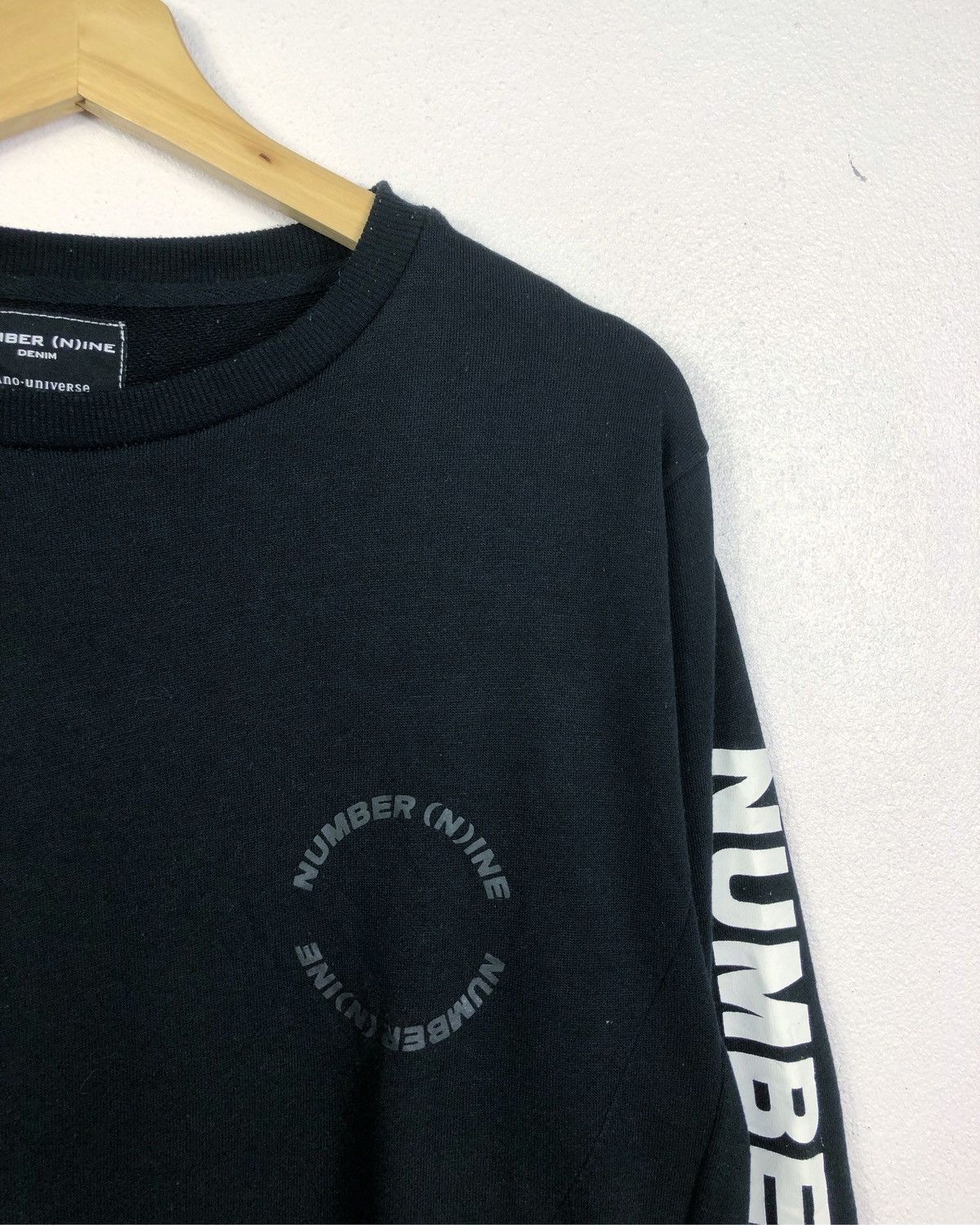 NANO universe × Number (N)ine Rare Number (N)ine Japan X Nano Universe Spellout Sweatshirt Size US L / EU 52-54 / 3 - 3 Thumbnail