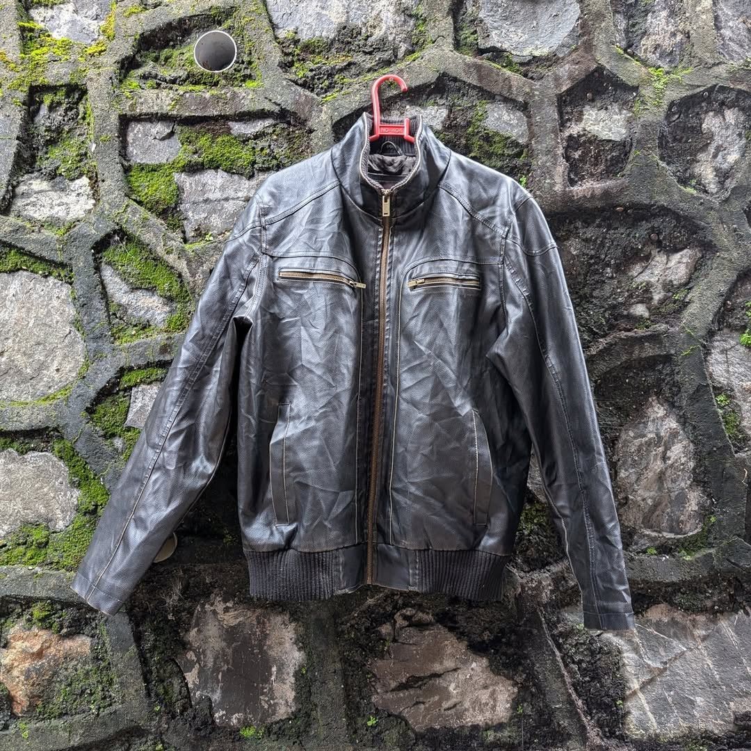 Guess GUESS LEATHER JACKET Size US L / EU 52-54 / 3 - 1 Thumbnail