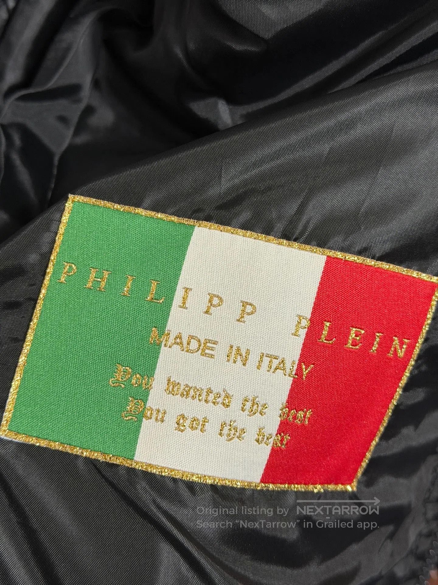 Philipp Plein Philipp Plein Black Bomber Jacket. Size US M / EU 48-50 / 2 - 7 Thumbnail