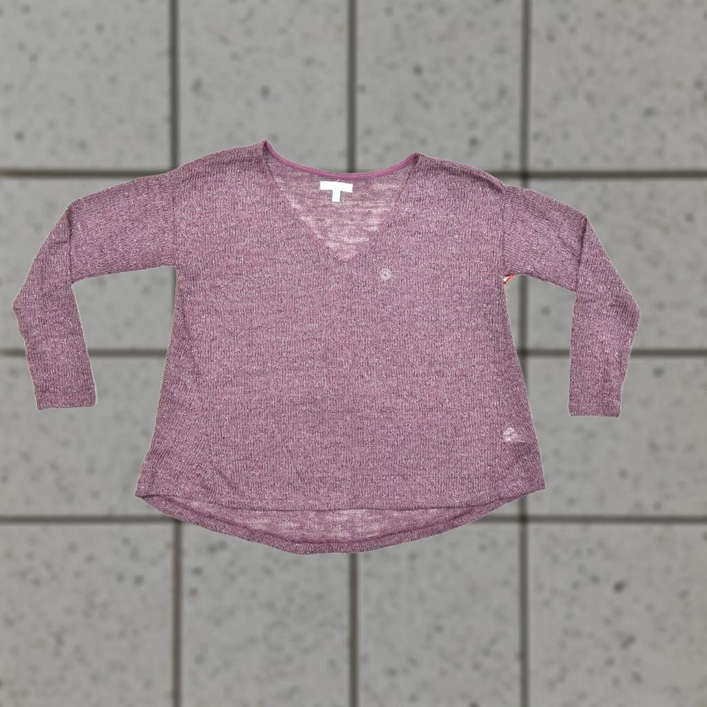 Aeropostale Aeropostale Sweater Womens XL Purple Women Metallic Knit Neck Long Sleeve Lightweight Size XL / US 12-14 / IT 48-50 - 1 Thumbnail
