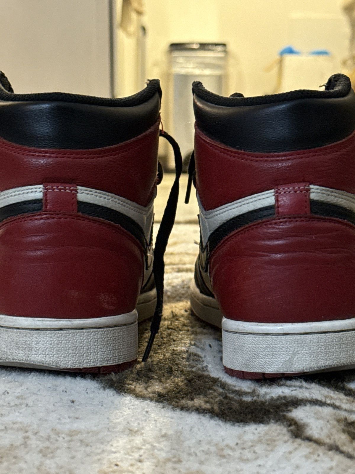 Jordan Brand Jordan 1 Bred Toe High OG Size US 10 / EU 43 - 5 Thumbnail