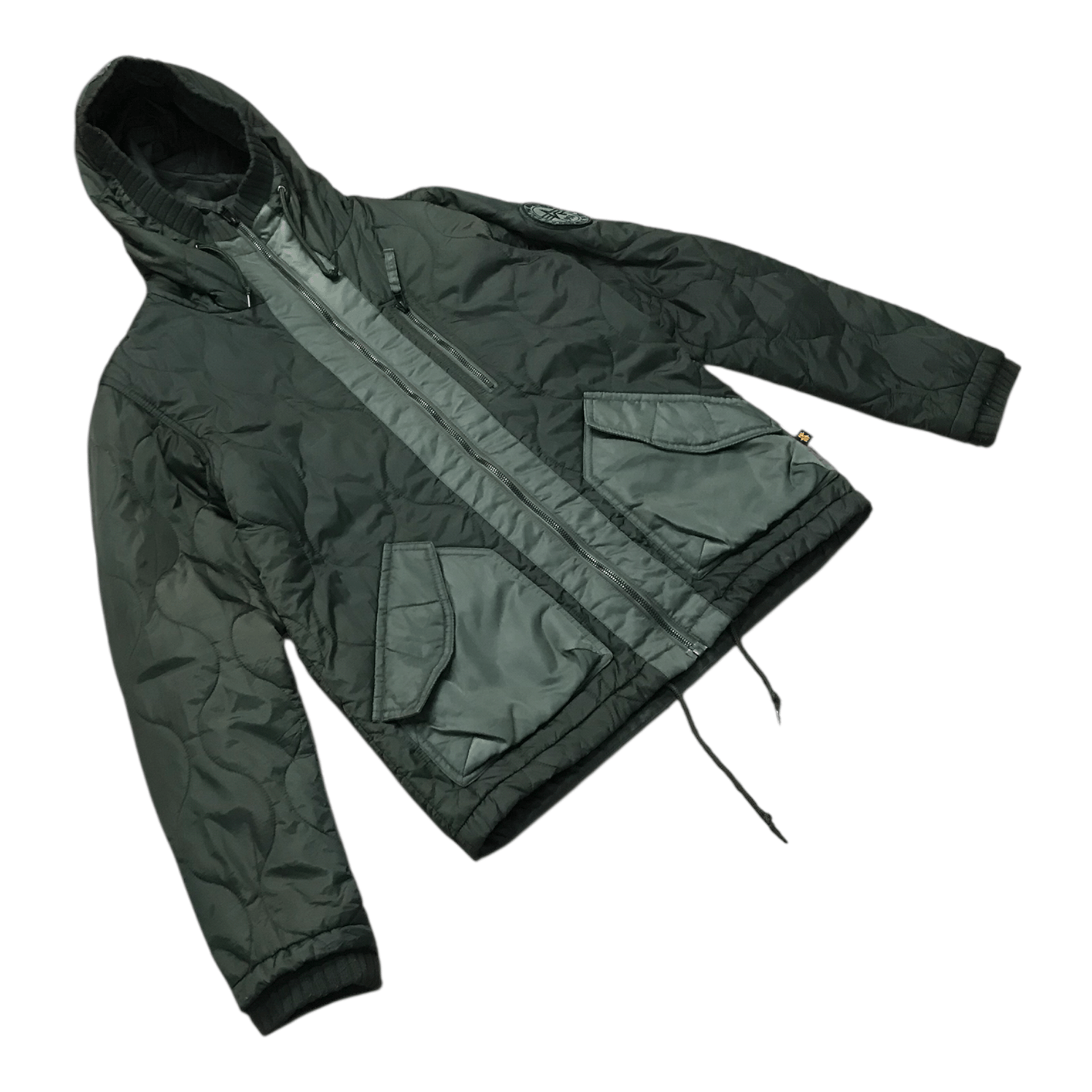 Alpha Industries Alpha Industries Quilted Army Jacket Size US M / EU 48-50 / 2 - 2 Thumbnail