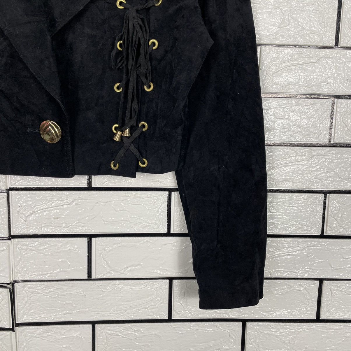 Japanese Brand Cosmic Ray Crop Jacket Size S / US 4 / IT 40 - 4 Thumbnail