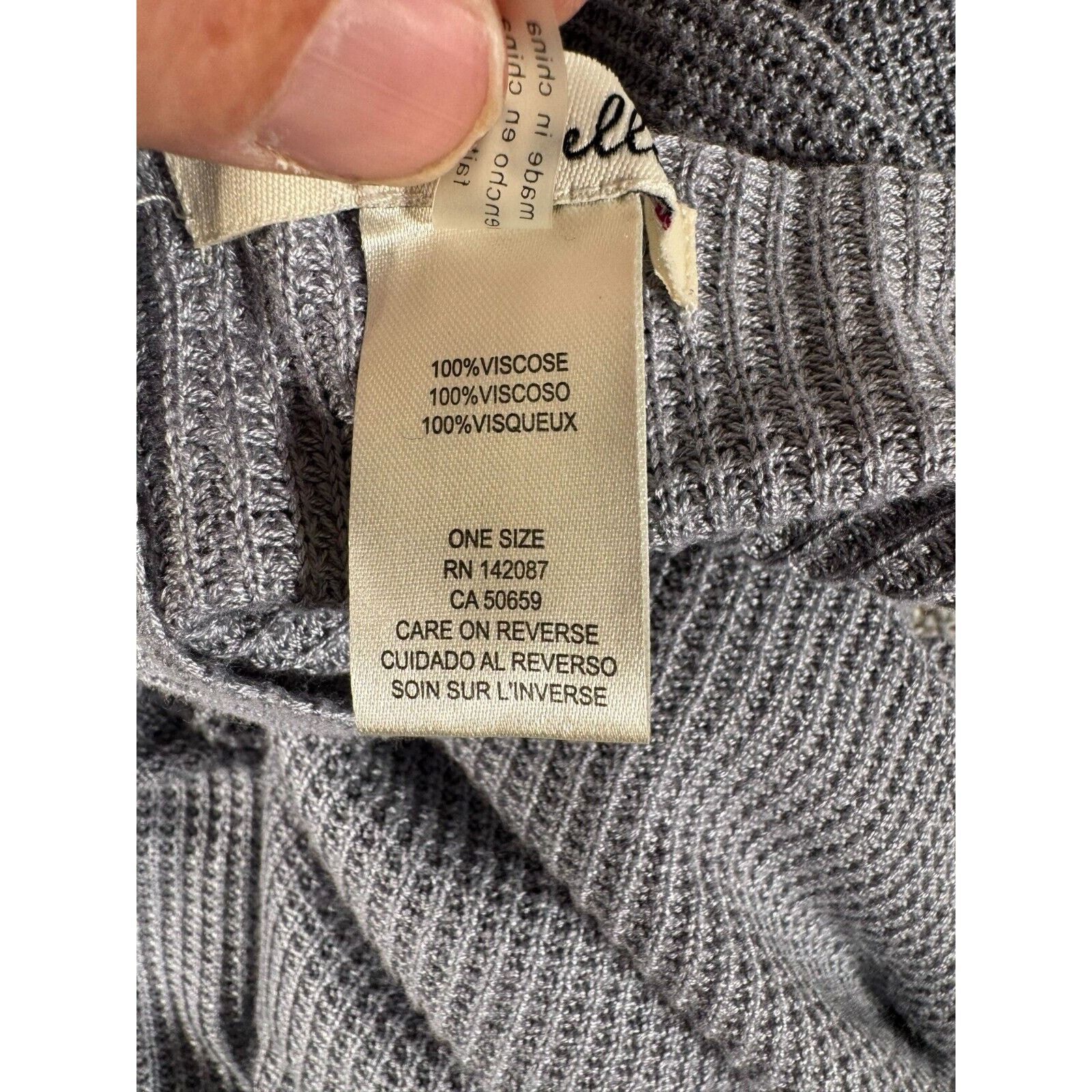 Other Simply Noelle Knit Poncho Sweater Womens One Size Minimalist Size ONE SIZE - 5 Thumbnail