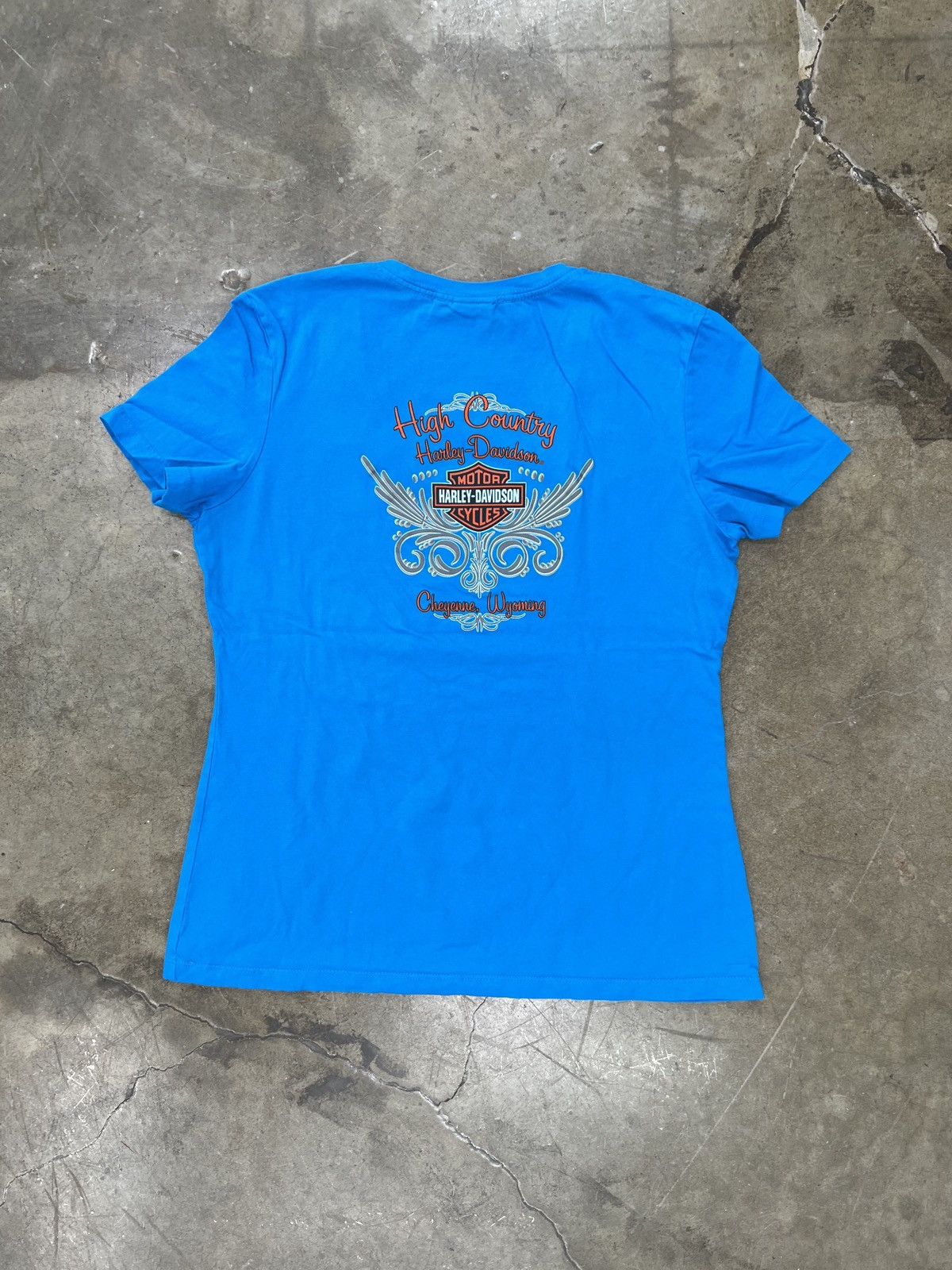 Harley Davidson × Vintage Harley Davidson Vneck High Country Tee W Small Size S / US 4 / IT 40 - 5 Thumbnail