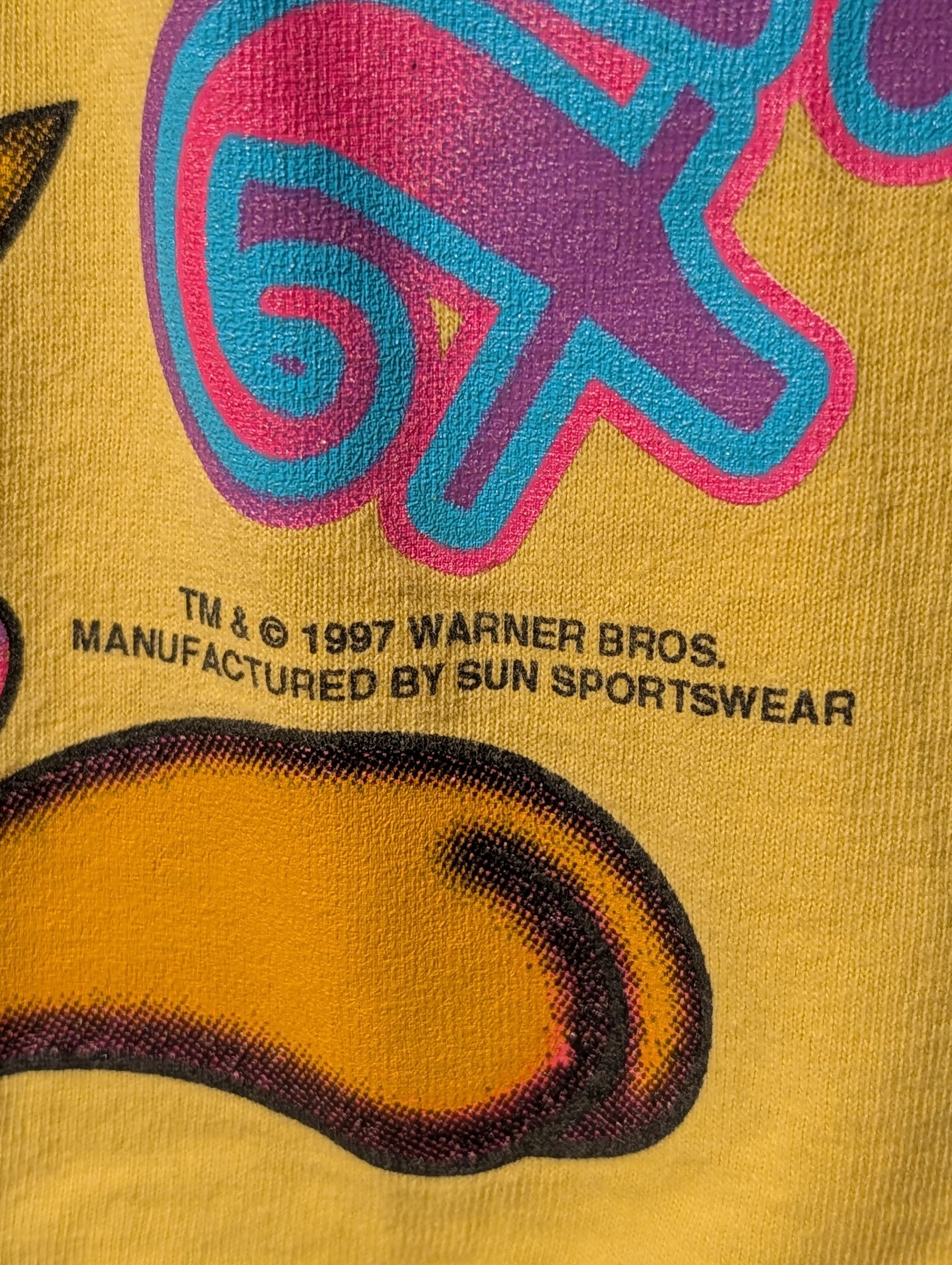 Cartoon Network Vintage 1997 Tweety Bird Frog Wibbit Size 10 Kids T-Shirt Size US M / EU 48-50 / 2 - 3 Thumbnail