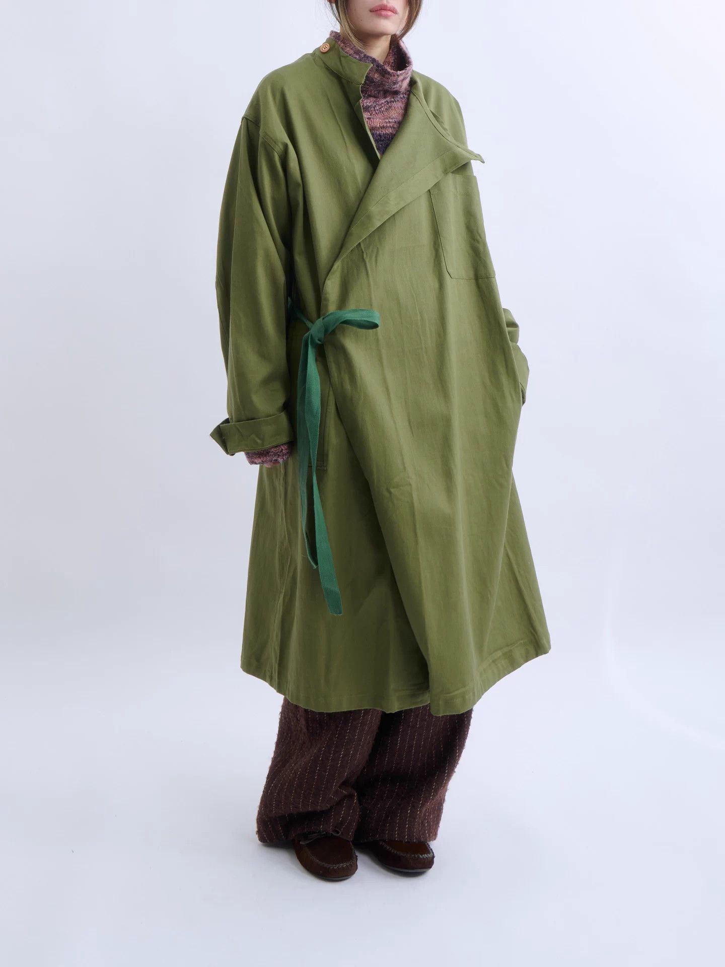 Other British Army 60s Nurse Gown Waist Tie Vintage Military Size M / US 6-8 / IT 42-44 - 2 Thumbnail
