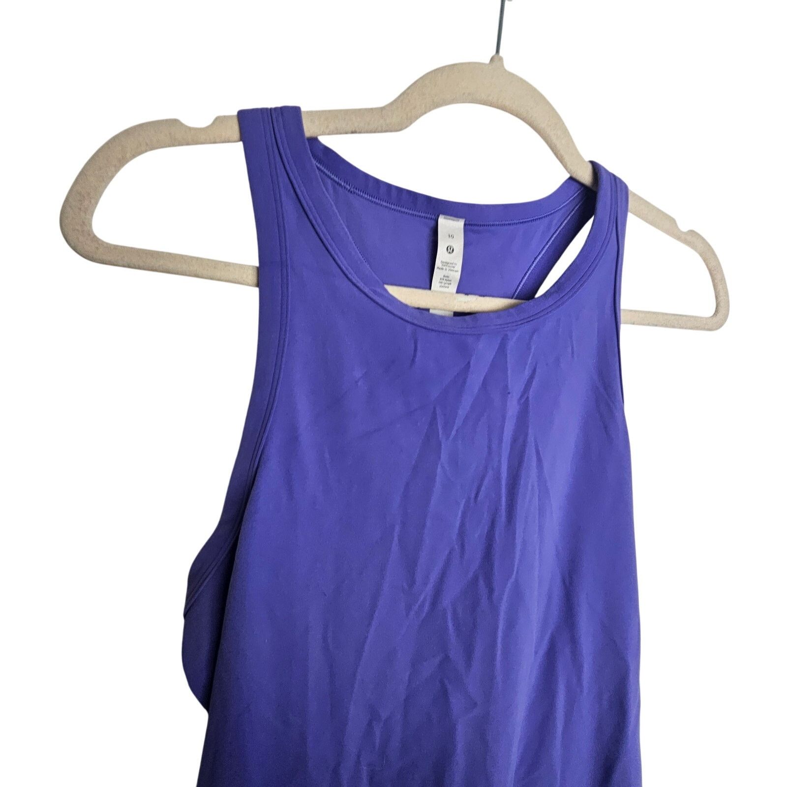 Lululemon Lululemon Tank Top Raceback Purple Athletic Shirt Women 10 Size L / US 10 / IT 46 - 4 Thumbnail