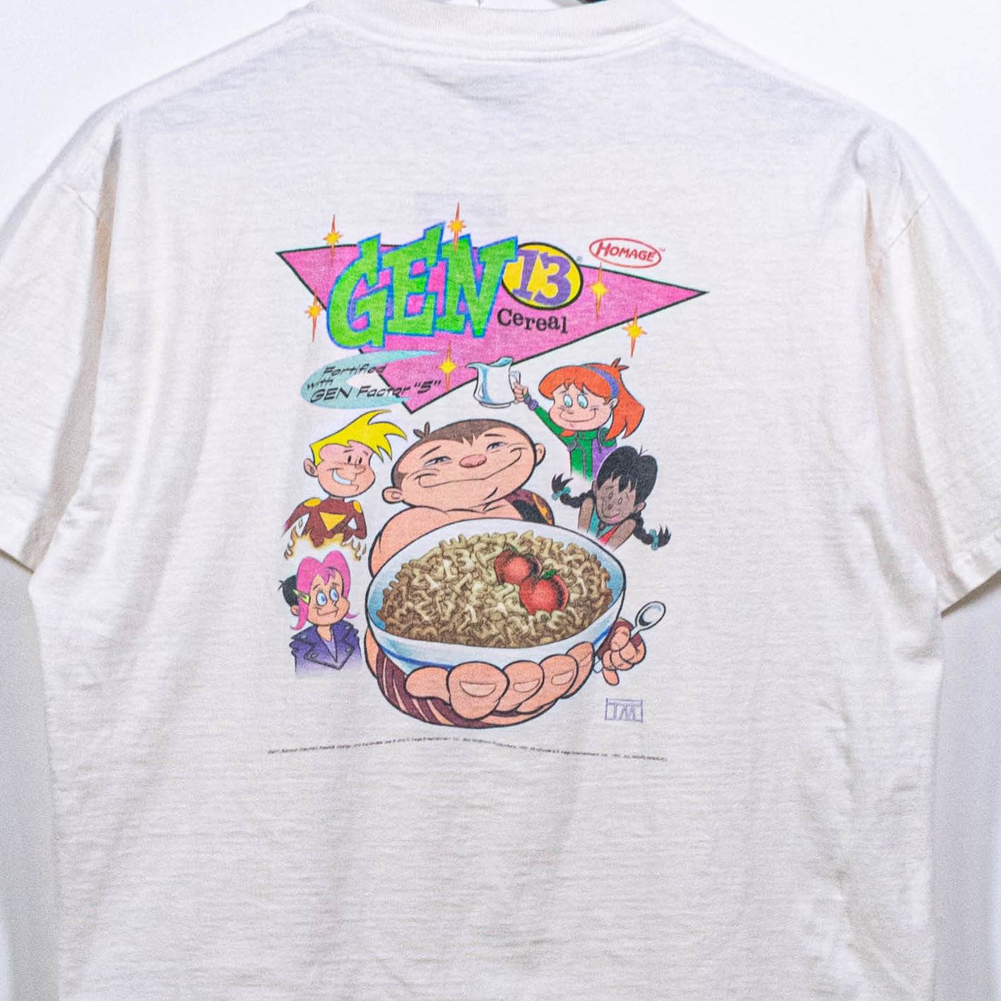 Other Gen 13 Comics Cereal T-Shirt VTG 90s Cartoon Anime Retro Size US L / EU 52-54 / 3 - 17 Thumbnail