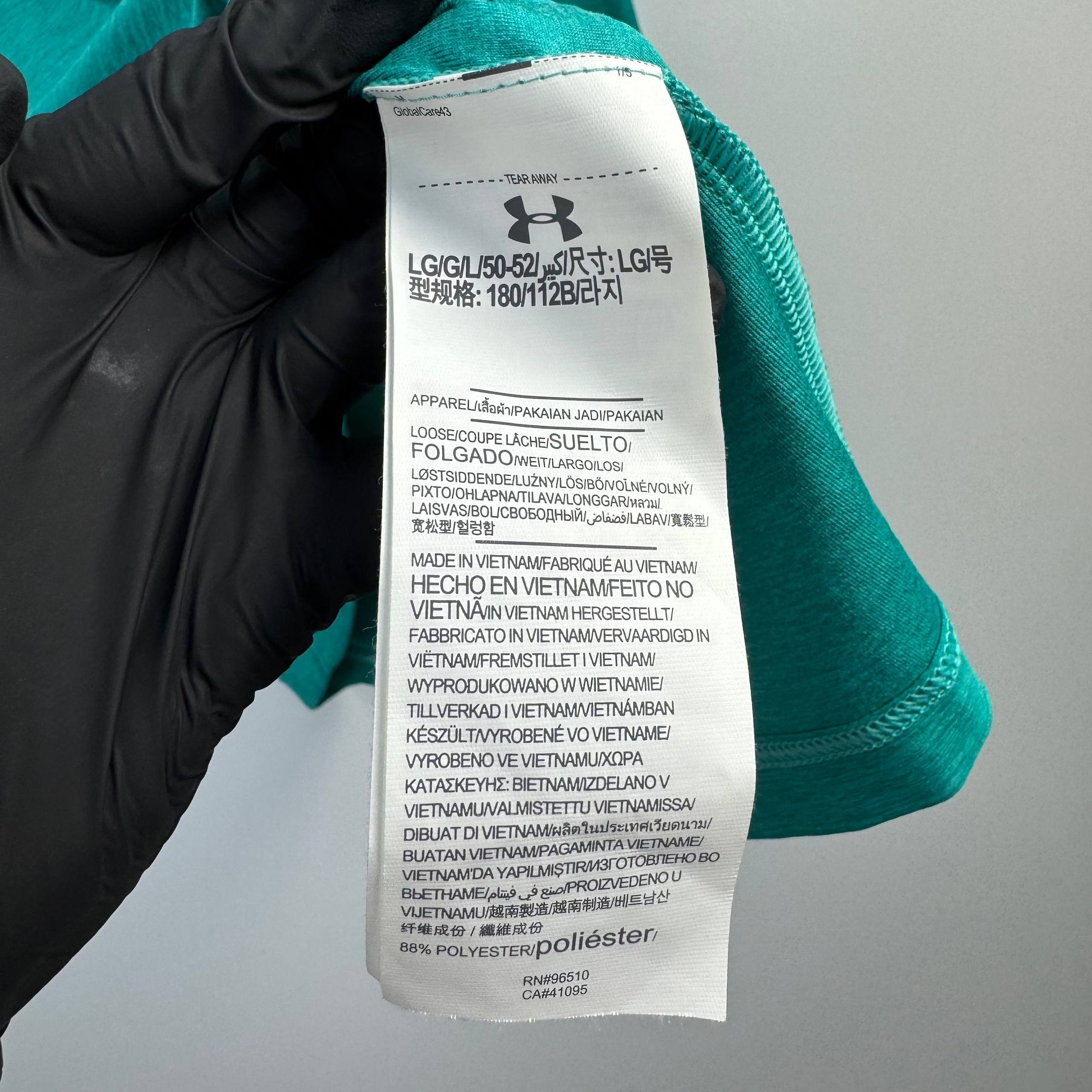 Under Armour Under Armour Tech 1/4 Zip Pullover Turquoise Mens Size L Size US L / EU 52-54 / 3 - 5 Thumbnail