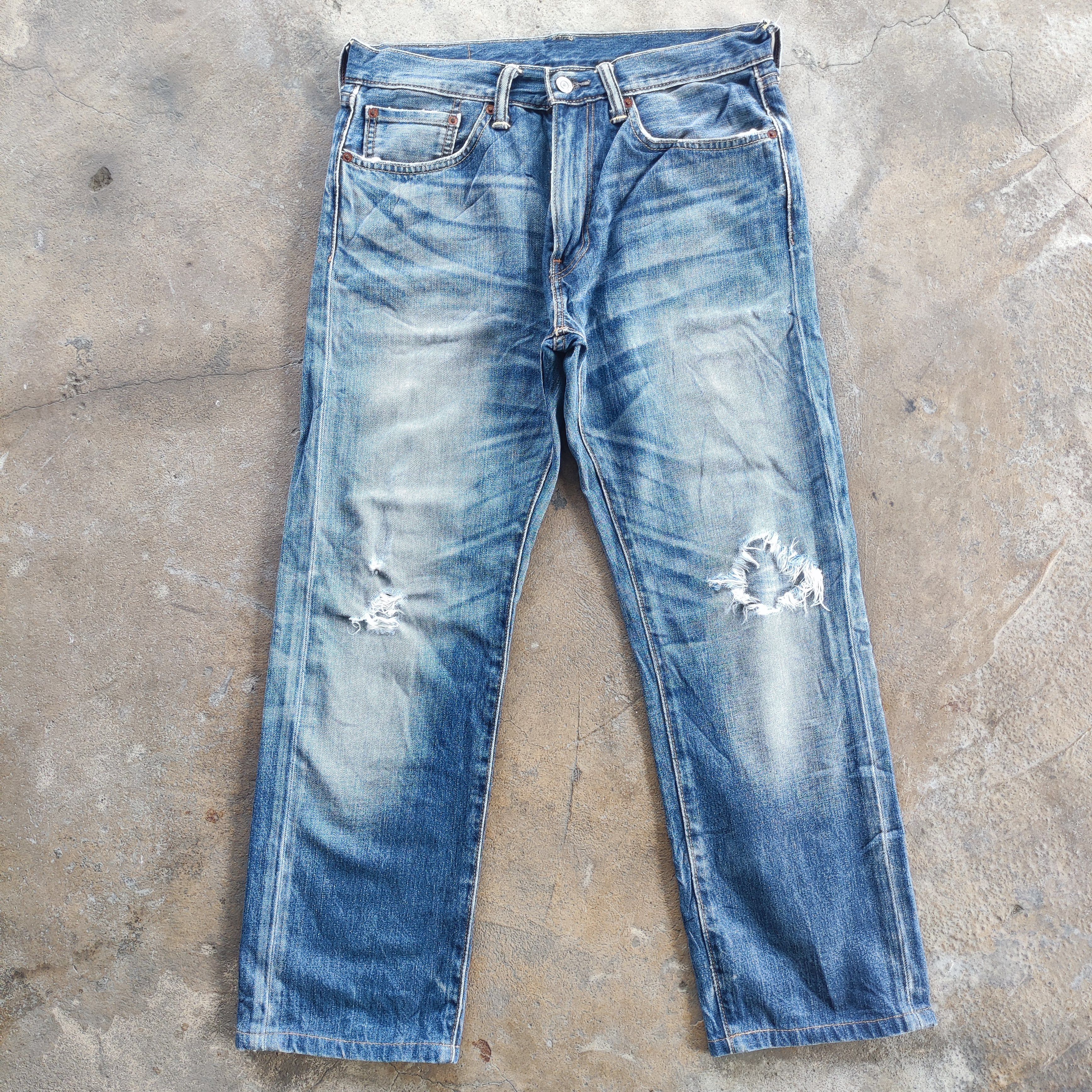 Levi's Vintage Levi's 505 Brand Jeans Ripped Faded Pants Size US 33 - 1 Thumbnail