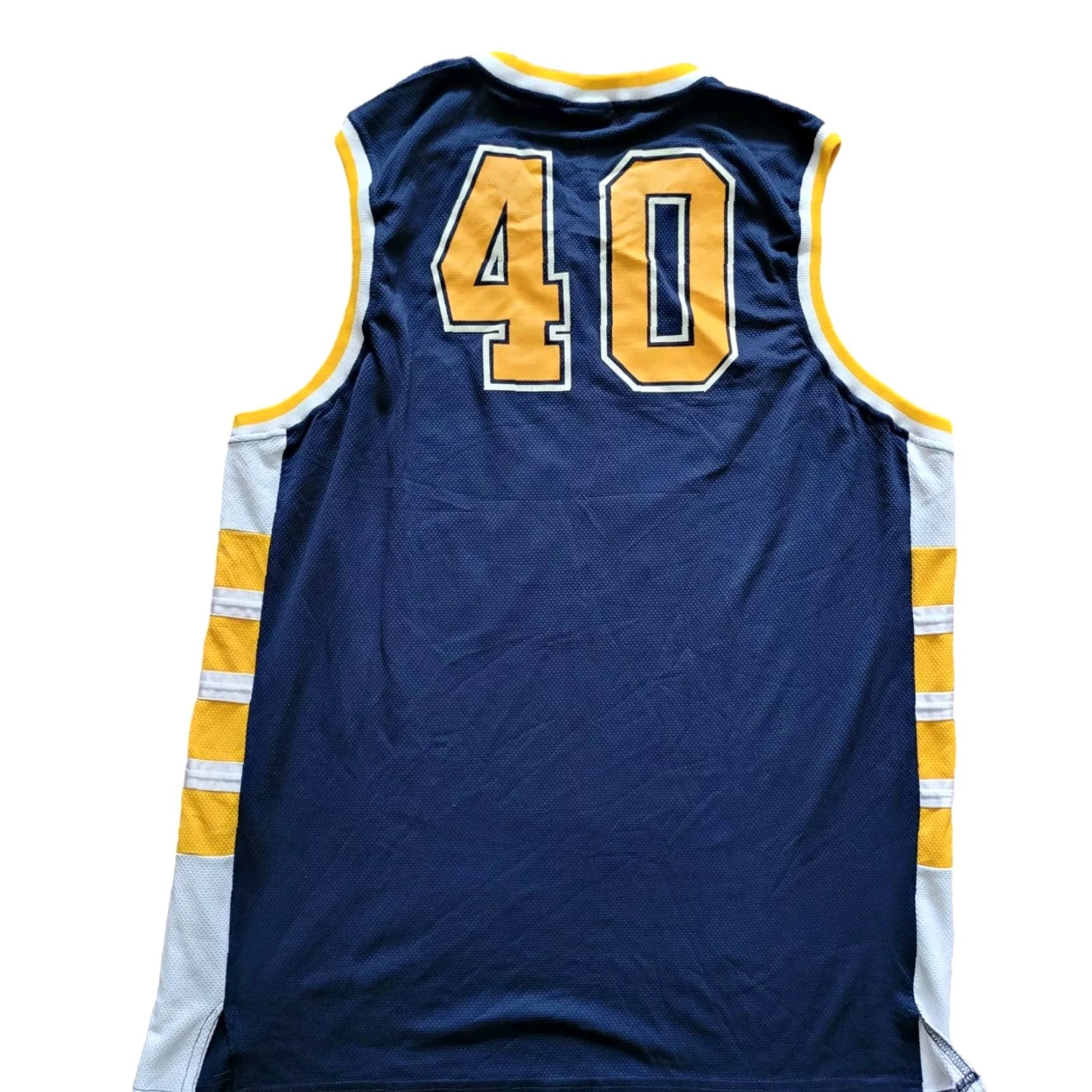 Vintage VINTAGE Michigan Thunderbirds Basketball Jersey #40 XL Navy Size US XL / EU 56 / 4 - 5 Thumbnail