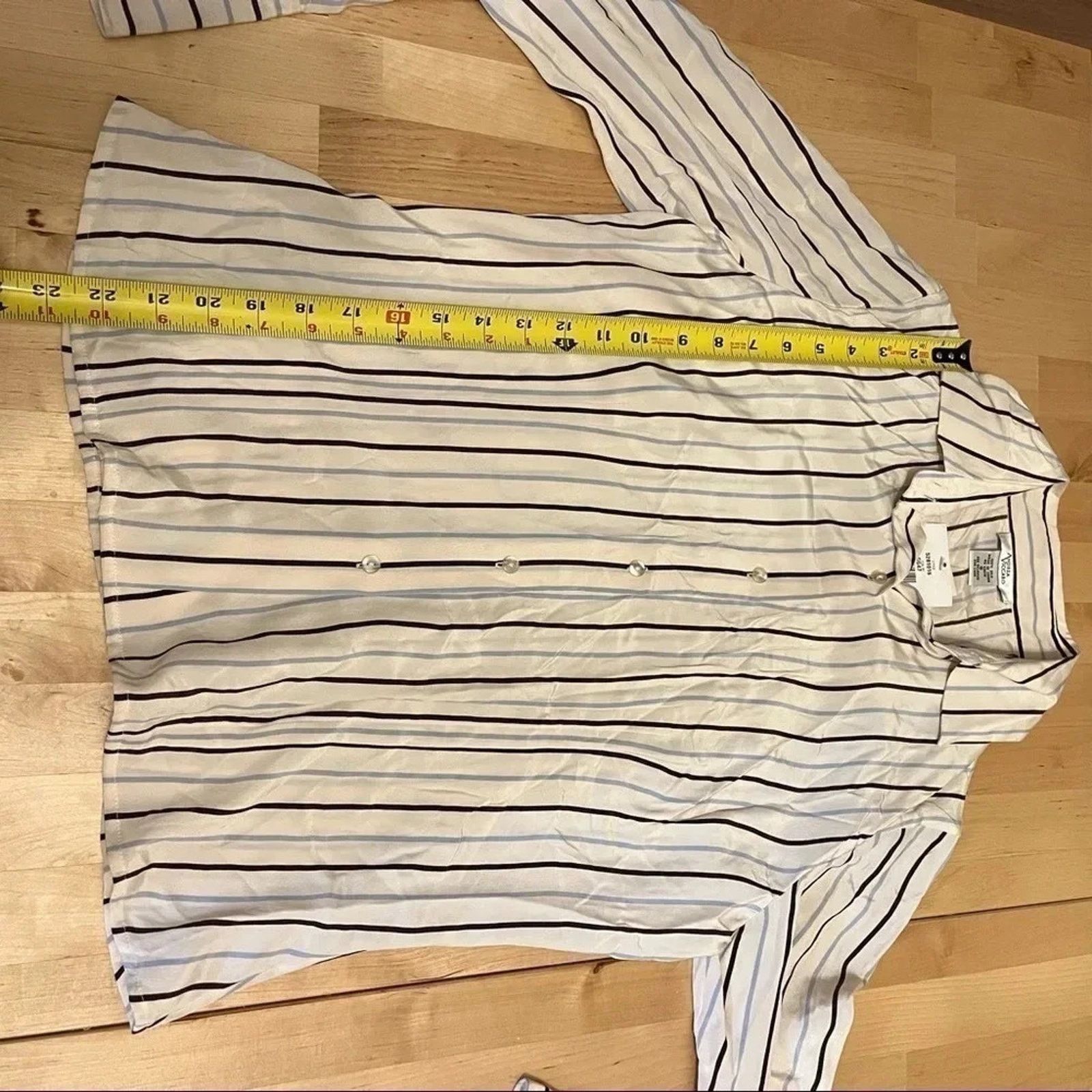 Other Andrea Viccaro NWT Women Small 100% Silk Button Front Shirt Size S / US 4 / IT 40 - 6 Thumbnail