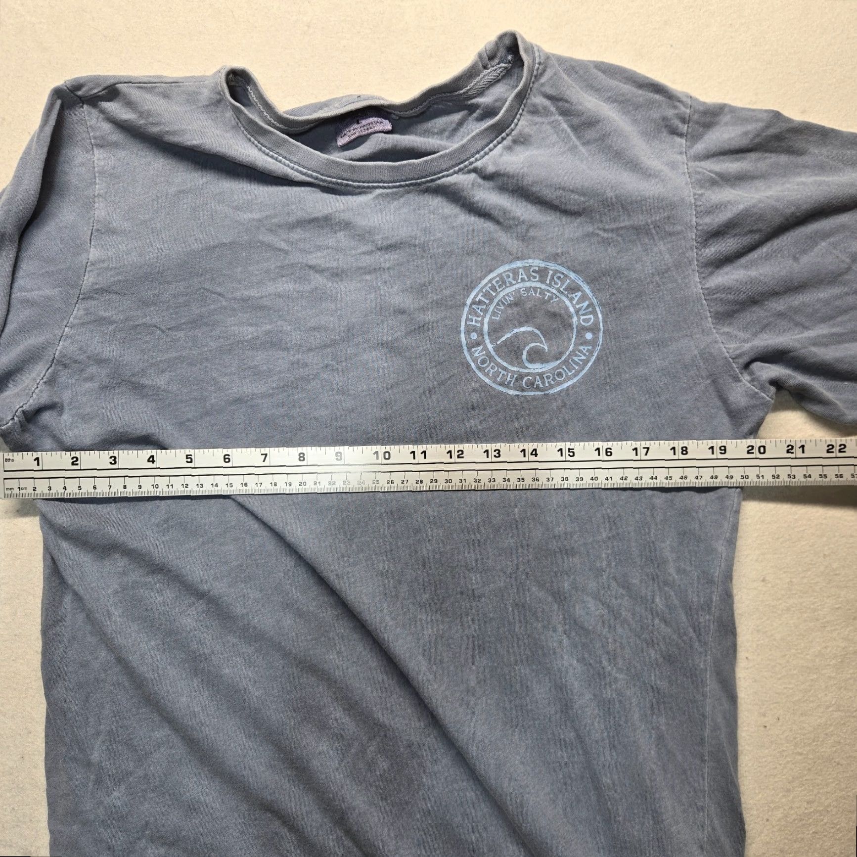 Vintage US Vintage North Carolina Hatteras Island T-Shirt Adult Large Blue Casual Crew Neck Womens Size L / US 10 / IT 46 - 6 Thumbnail
