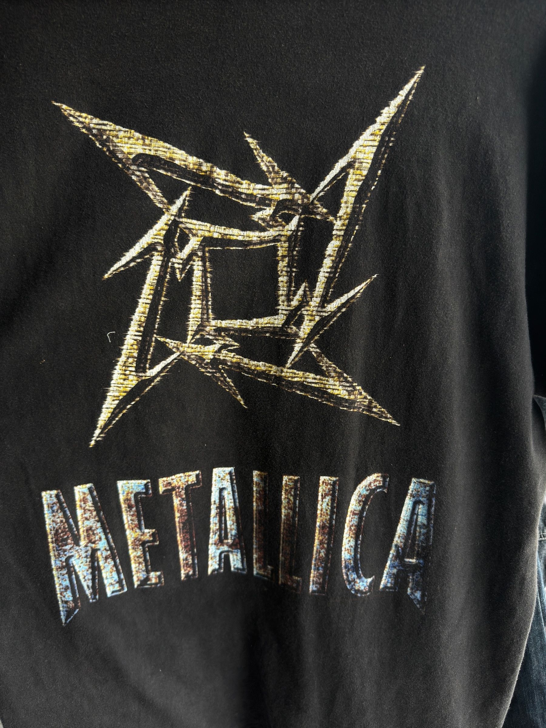 Metallica × Vintage METALLICA 90s Load Ninja logo Size US XL / EU 56 / 4 - 3 Thumbnail