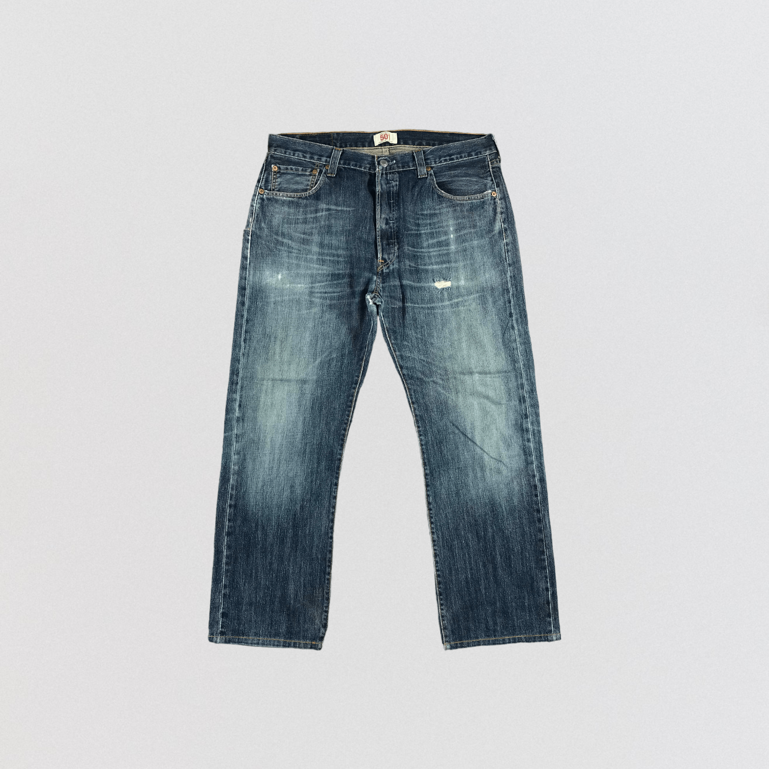 Levi's Vintage Blue Wash Levis 501 Jeans-JM2270 Size US 37 - 1 Thumbnail