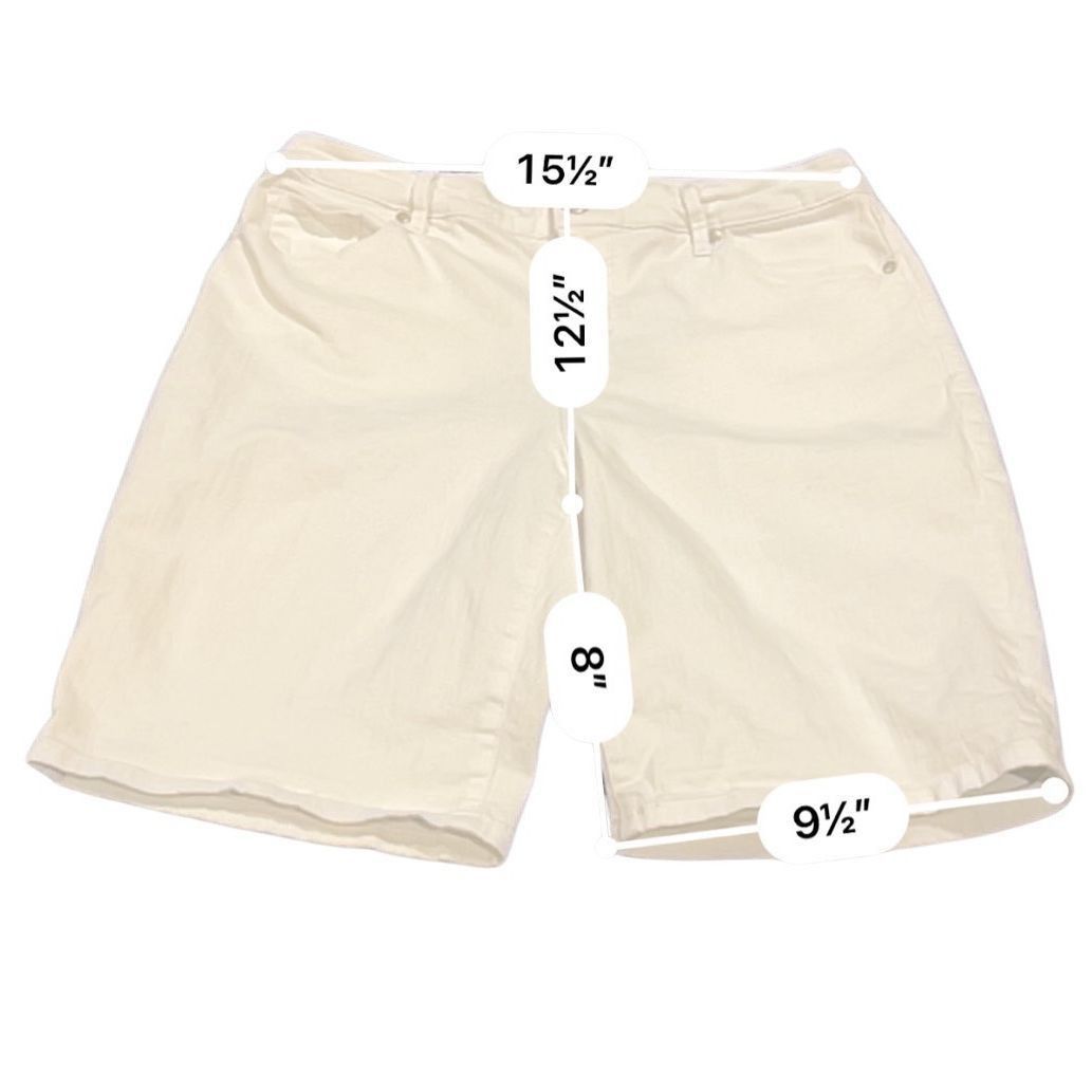 Gloria Vanderbilt Gloria Vanderbilt extreme White pullover shorts size 10 Size 32" / US 10 / IT 46 - 5 Thumbnail