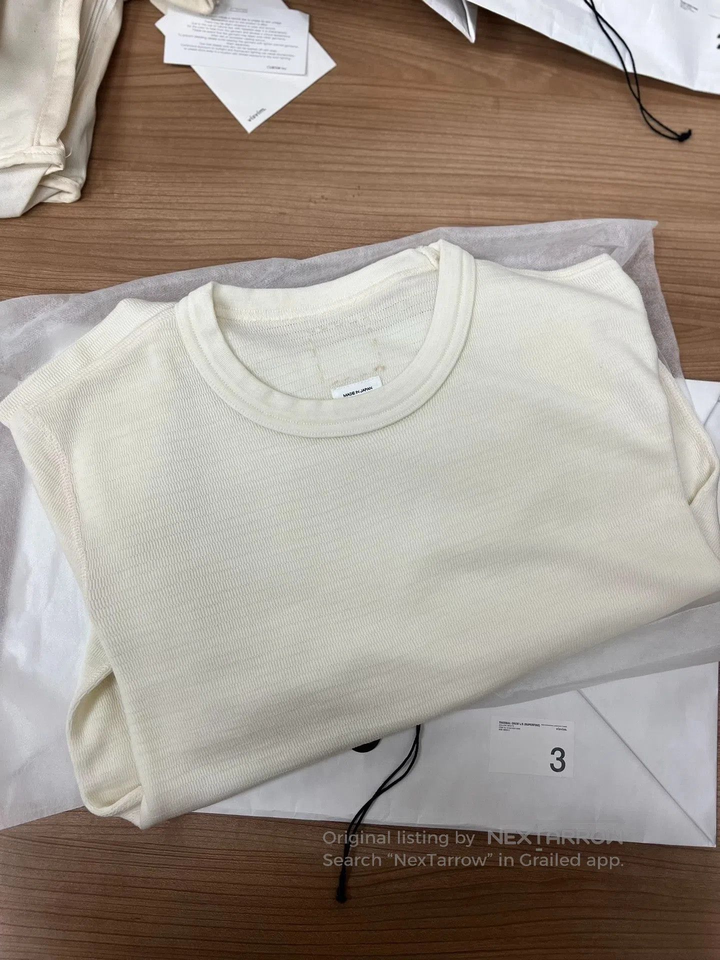Visvim 26SS VISVIM THERMAIL CREW SUPERFINE. Size US L / EU 52-54 / 3 - 5 Thumbnail
